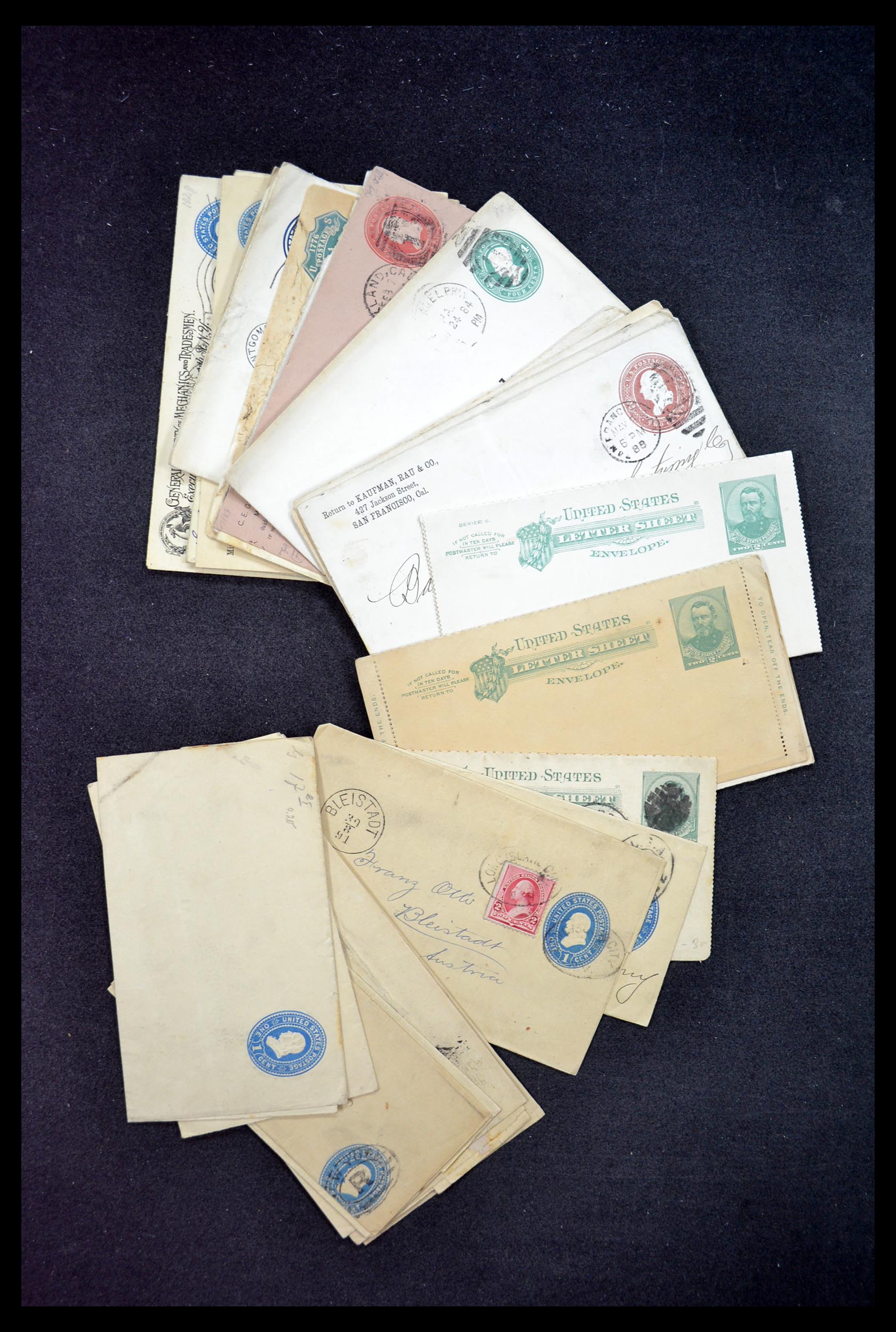 34972 075 - Postzegelverzameling 34972 USA brieven 1870-1990.