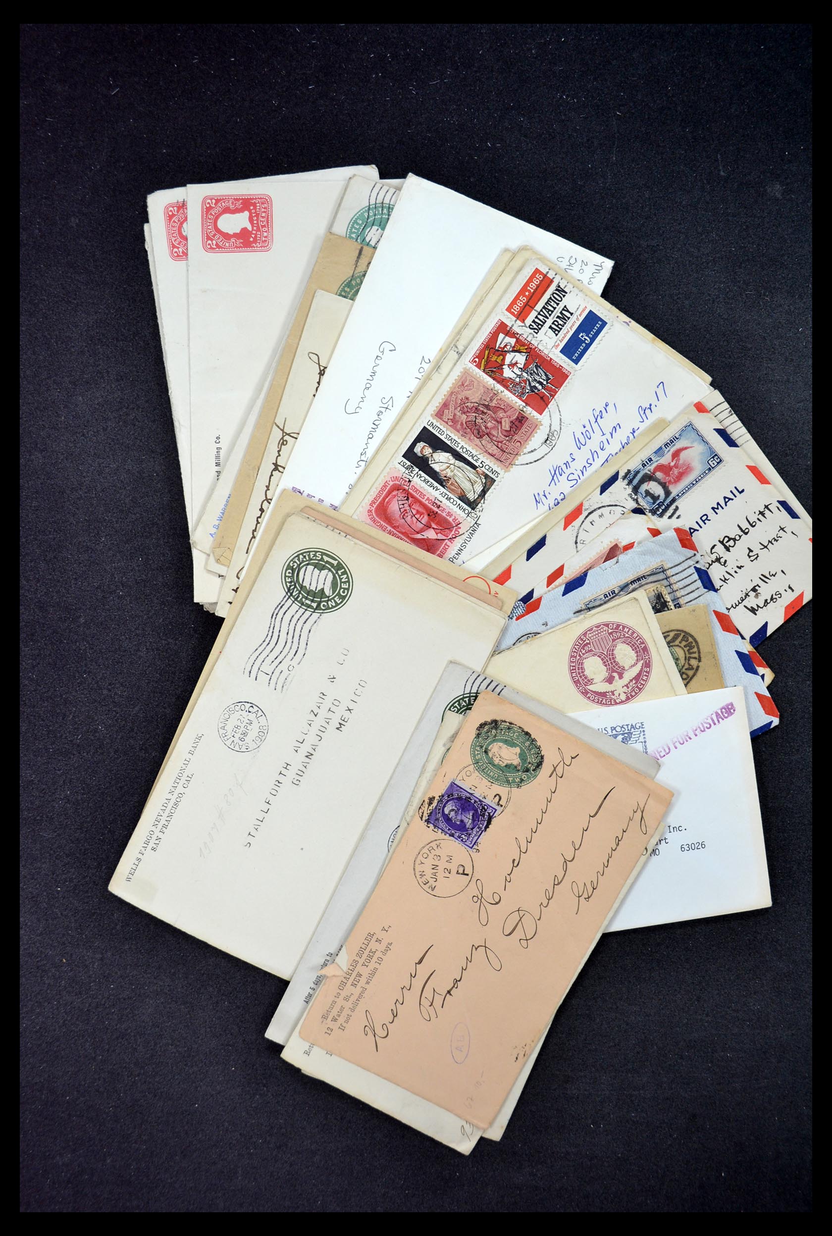 34972 078 - Postzegelverzameling 34972 USA brieven 1870-1990.