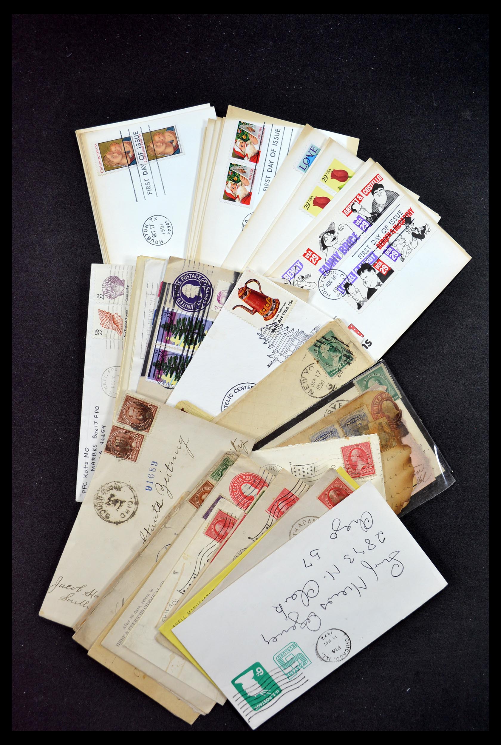 34972 081 - Postzegelverzameling 34972 USA brieven 1870-1990.