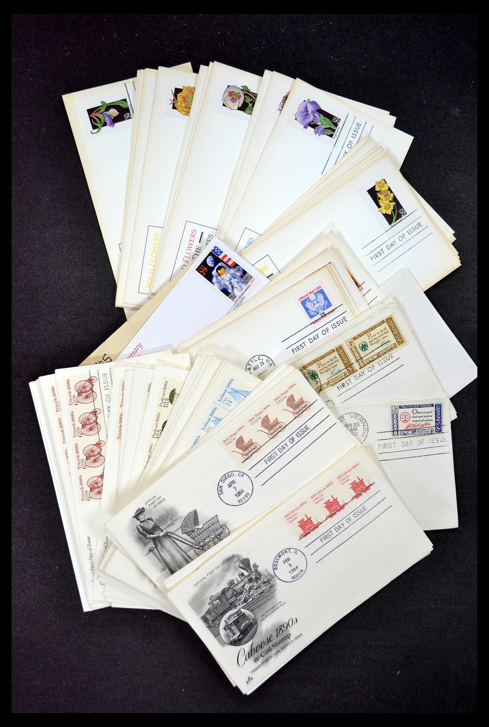 34972 088 - Postzegelverzameling 34972 USA brieven 1870-1990.