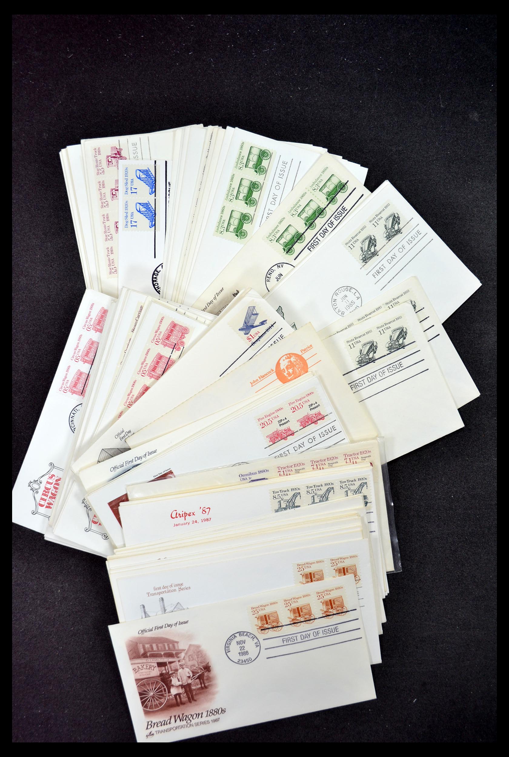 34972 089 - Postzegelverzameling 34972 USA brieven 1870-1990.