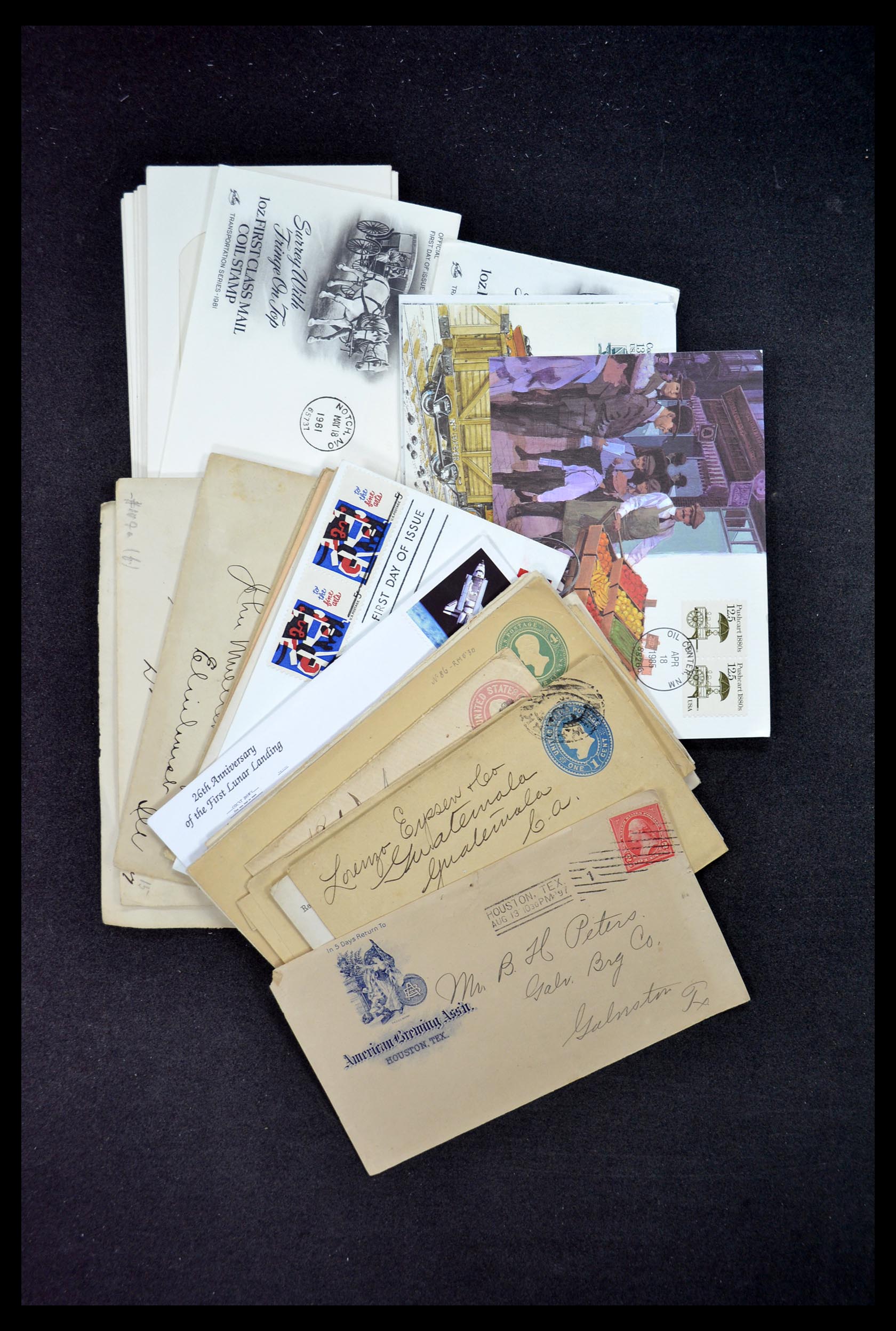 34972 091 - Postzegelverzameling 34972 USA brieven 1870-1990.