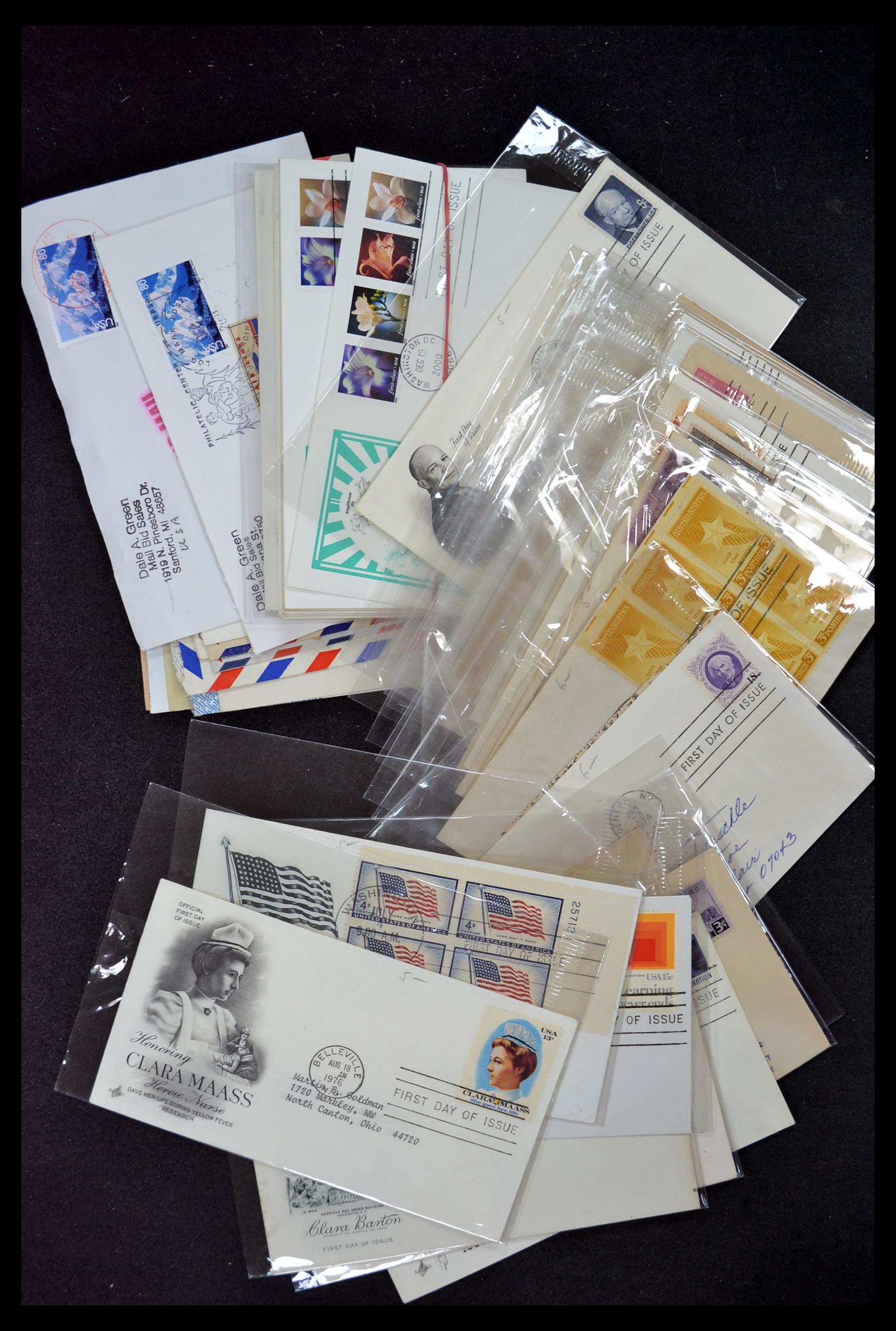 34972 096 - Postzegelverzameling 34972 USA brieven 1870-1990.