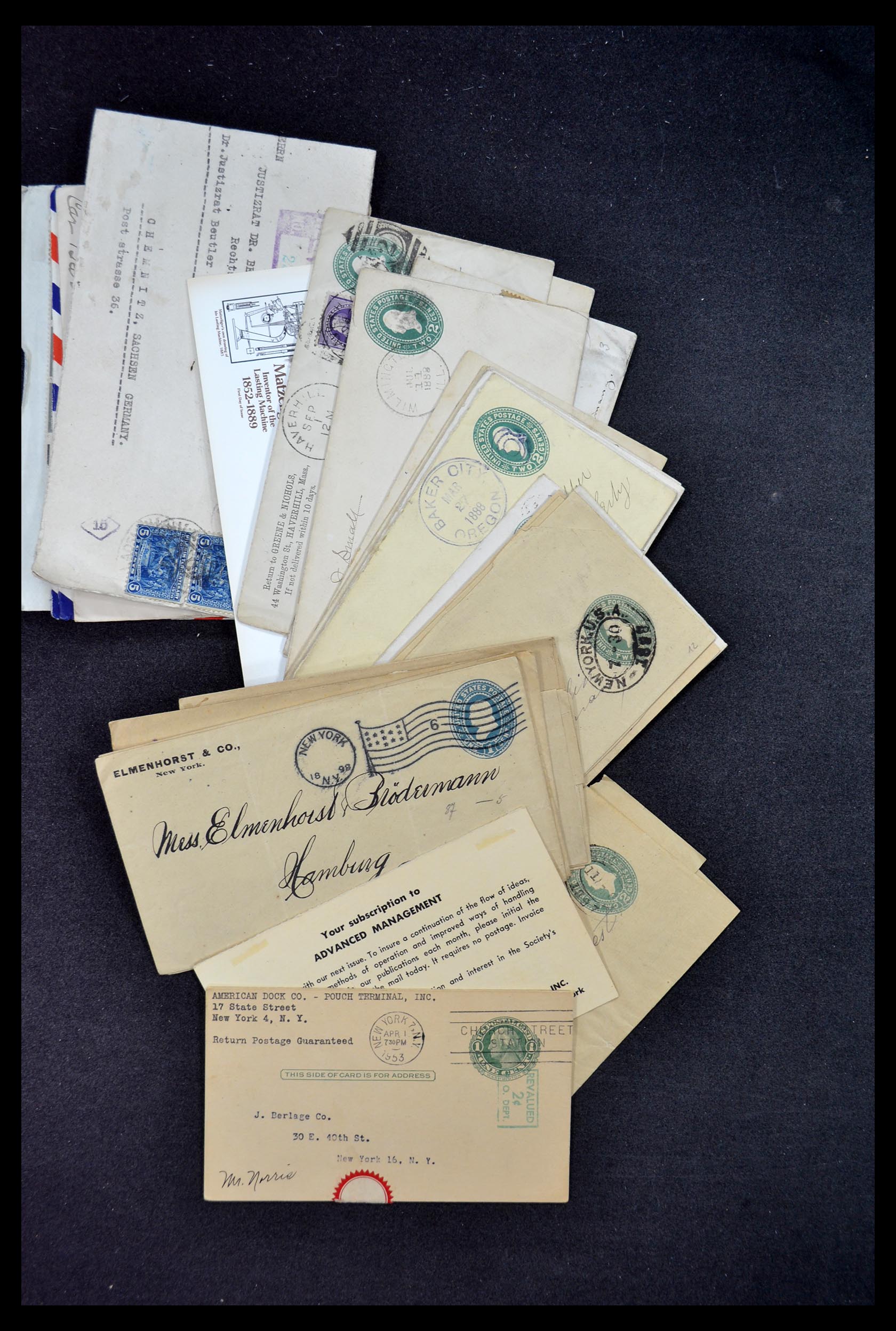 34972 099 - Postzegelverzameling 34972 USA brieven 1870-1990.