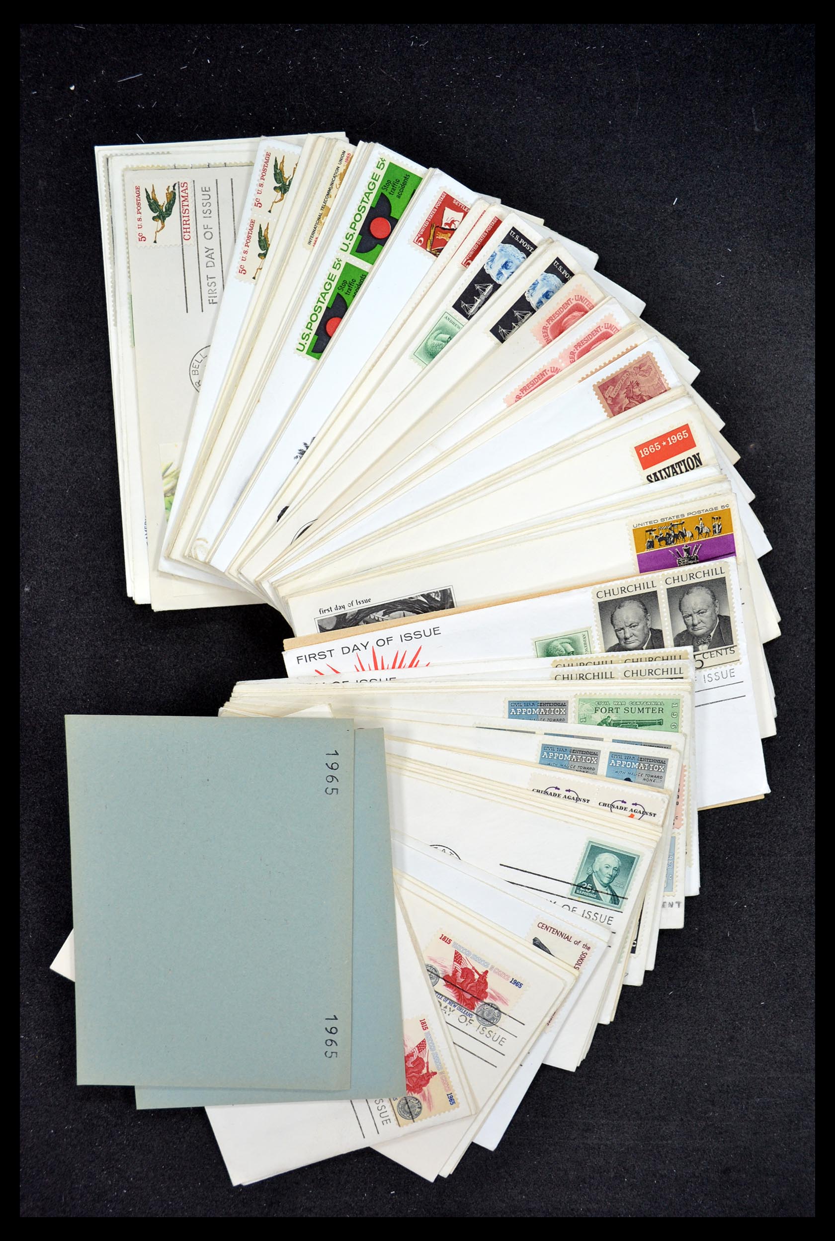 34972 102 - Postzegelverzameling 34972 USA brieven 1870-1990.