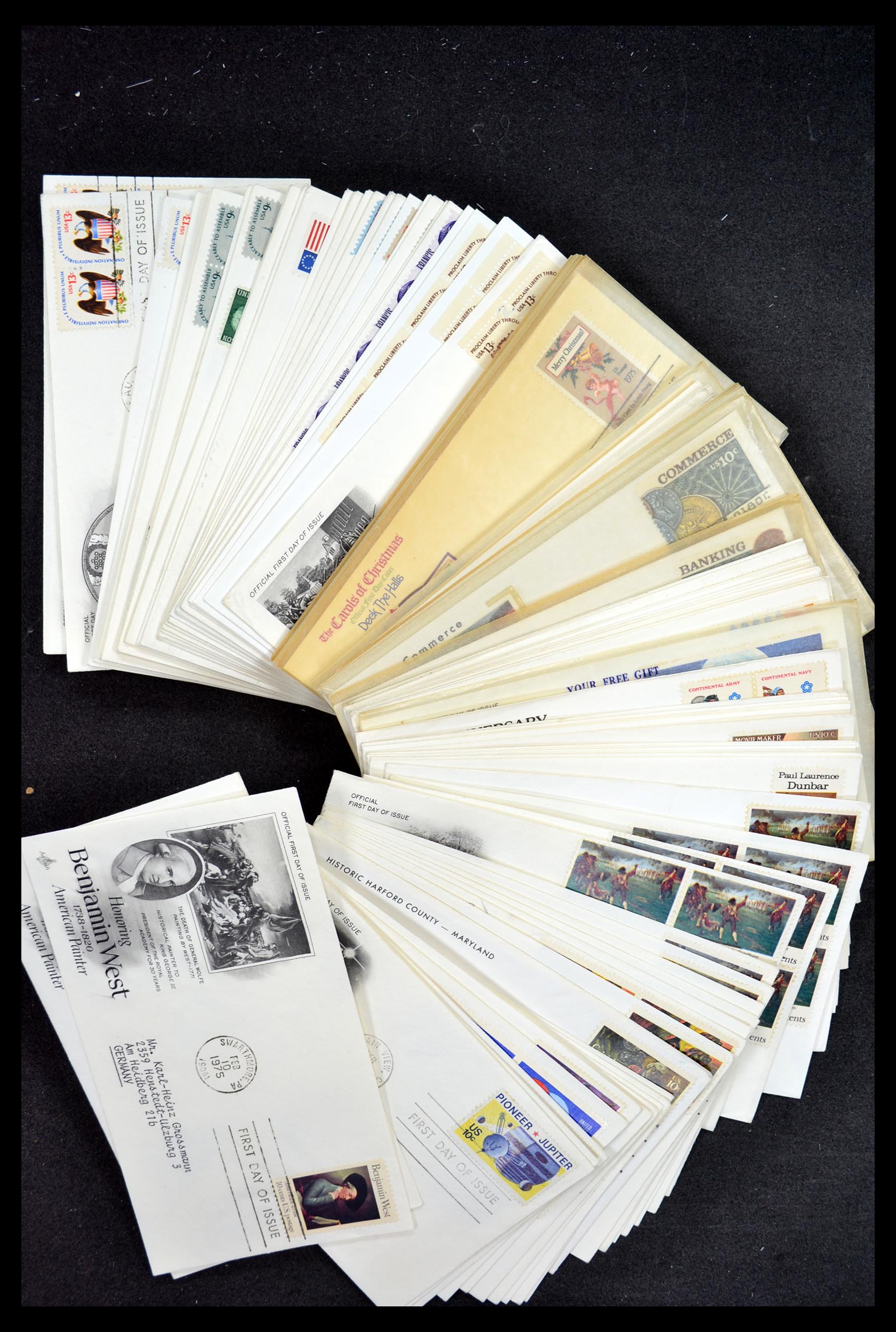 34972 112 - Postzegelverzameling 34972 USA brieven 1870-1990.