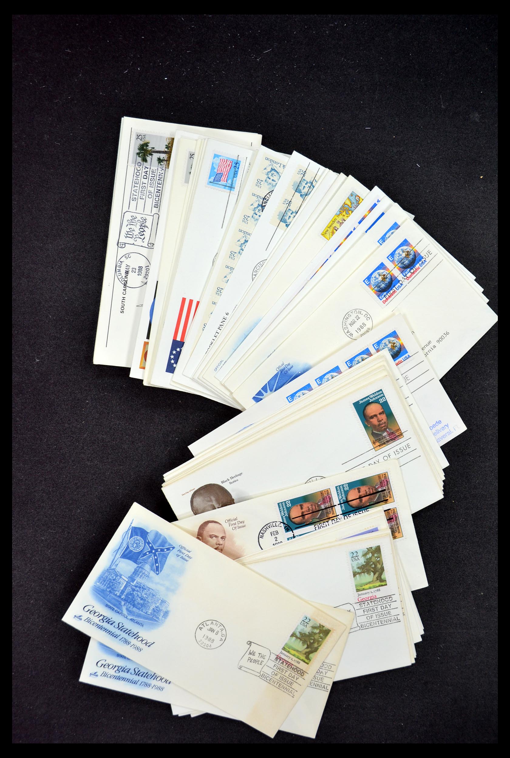 34972 123 - Postzegelverzameling 34972 USA brieven 1870-1990.