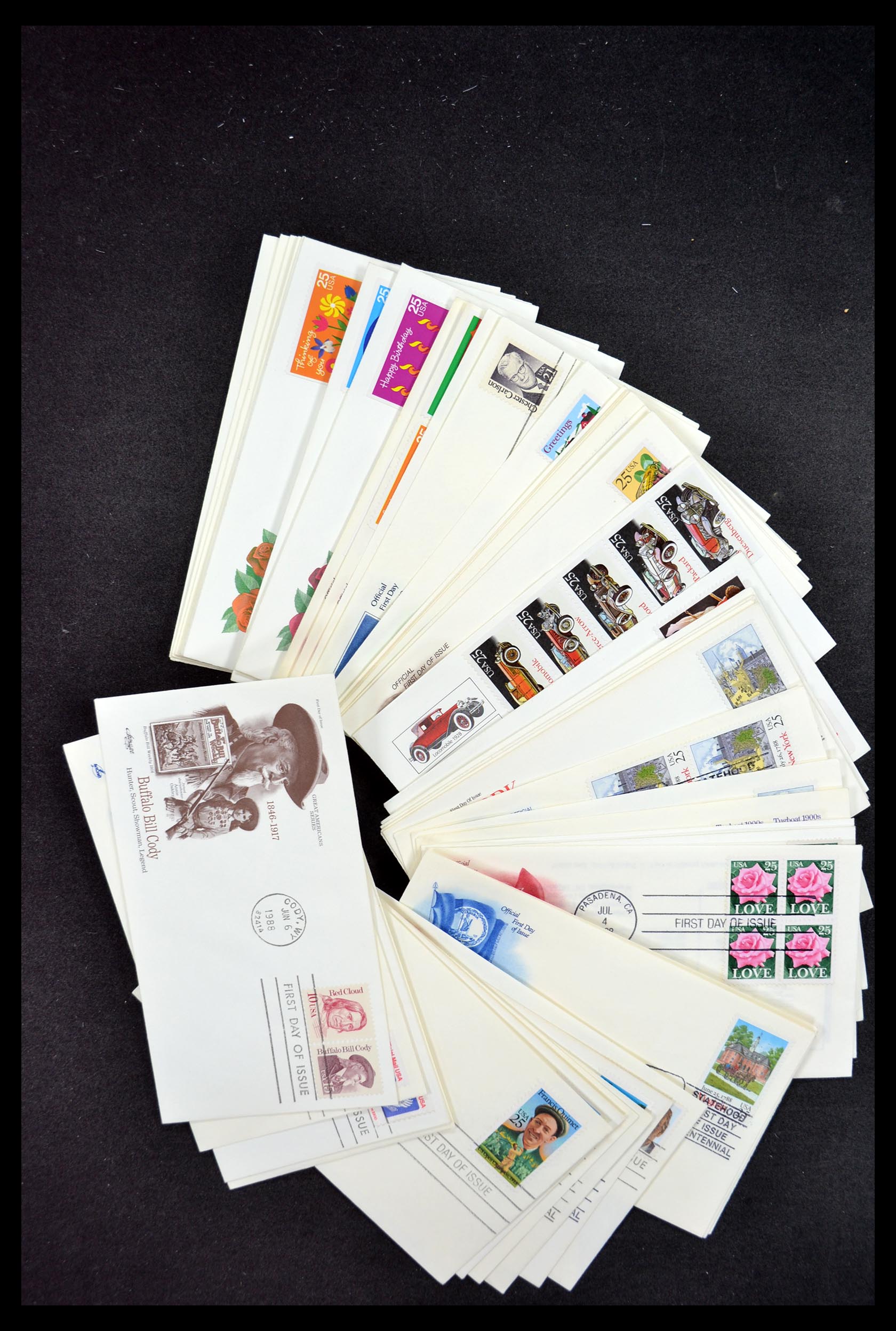 34972 124 - Postzegelverzameling 34972 USA brieven 1870-1990.