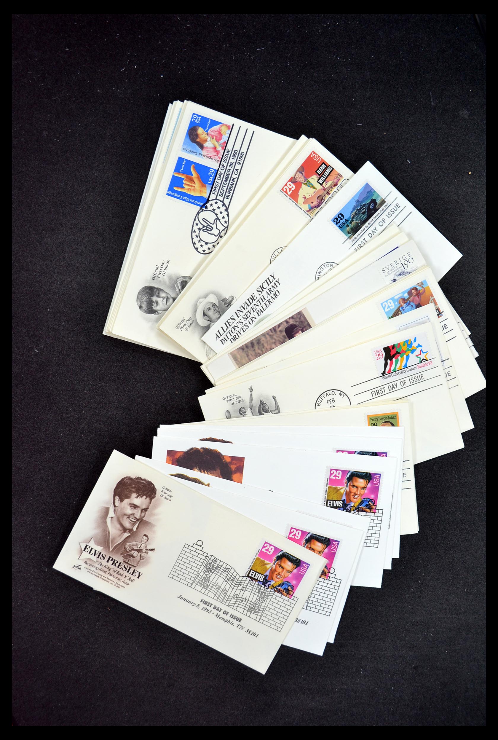 34972 130 - Postzegelverzameling 34972 USA brieven 1870-1990.