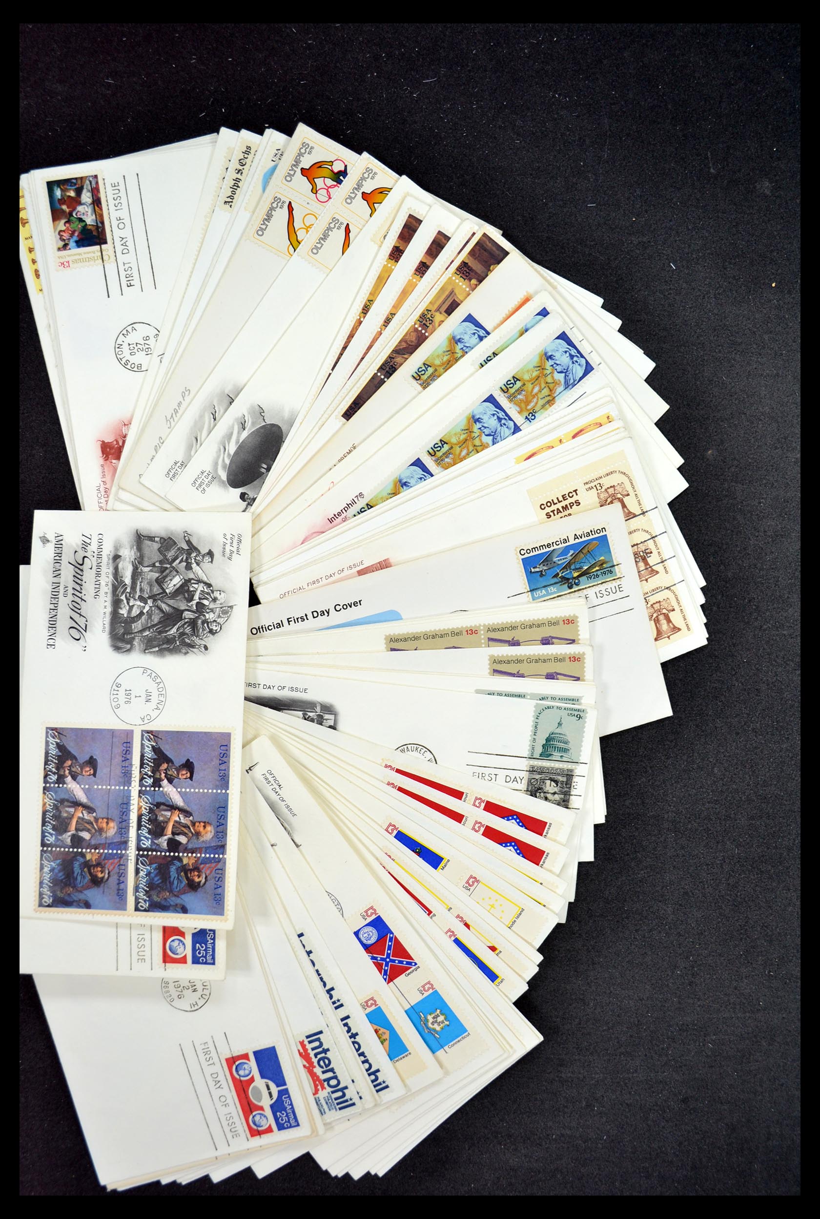 34972 132 - Postzegelverzameling 34972 USA brieven 1870-1990.