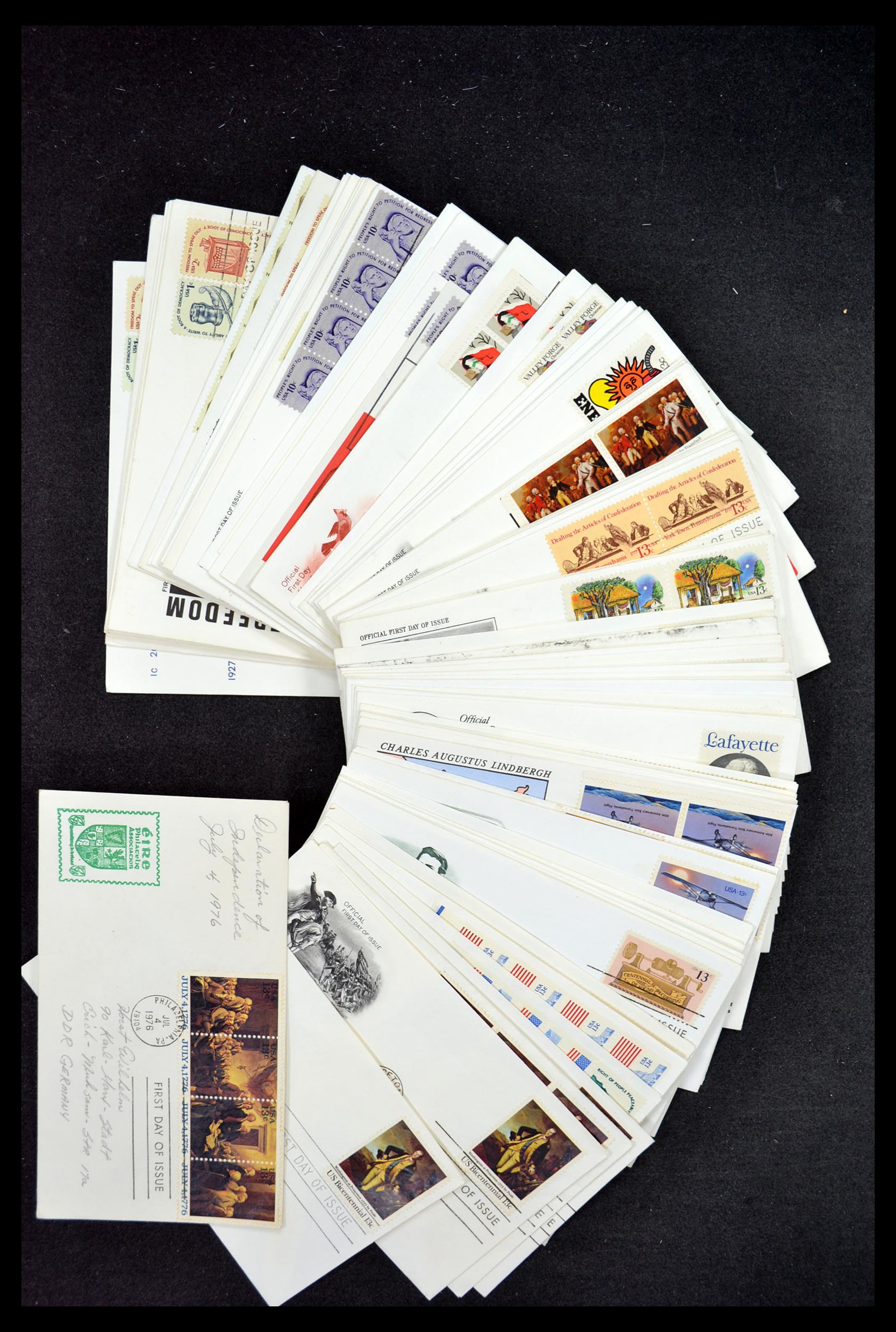 34972 133 - Postzegelverzameling 34972 USA brieven 1870-1990.
