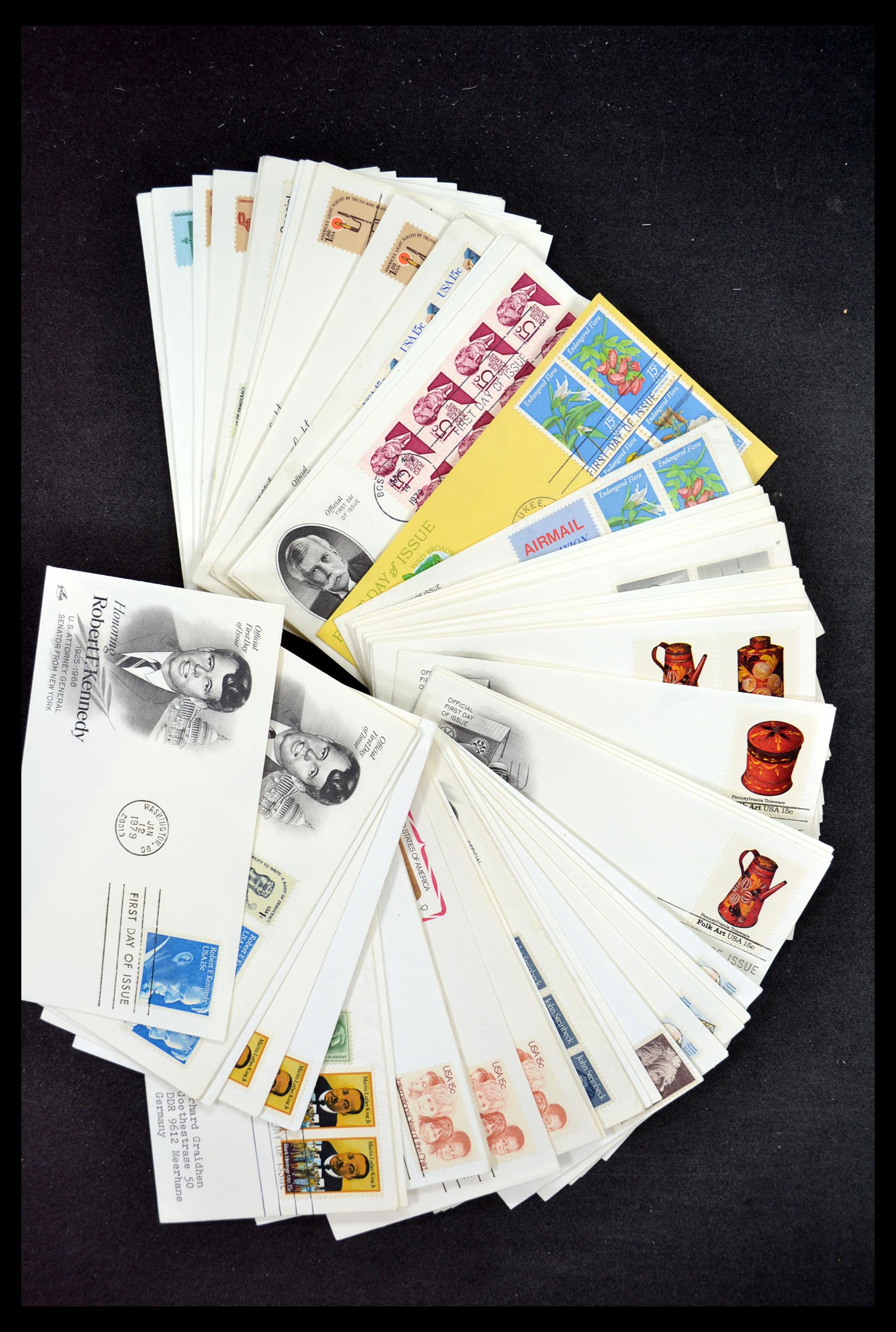 34972 136 - Postzegelverzameling 34972 USA brieven 1870-1990.
