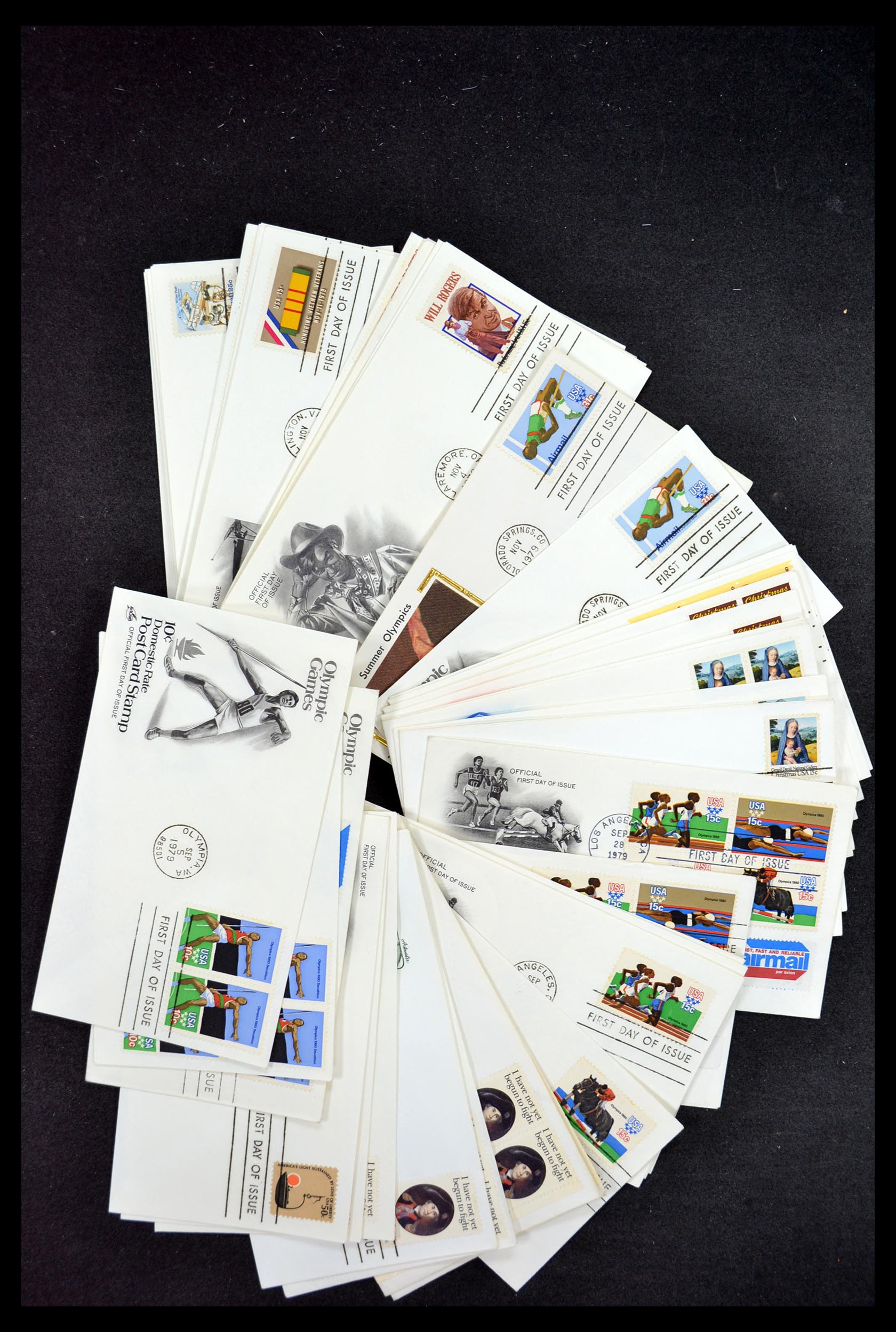 34972 137 - Postzegelverzameling 34972 USA brieven 1870-1990.