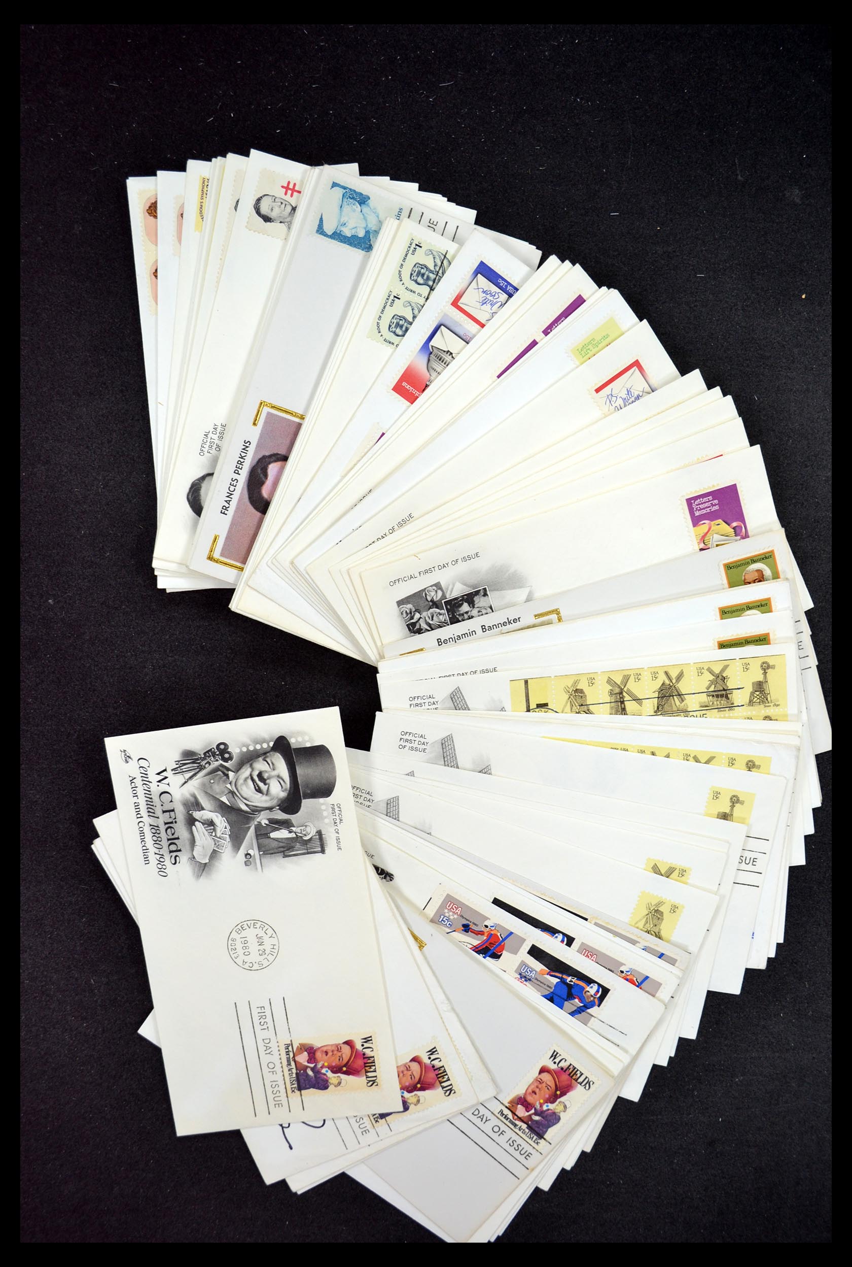 34972 138 - Postzegelverzameling 34972 USA brieven 1870-1990.