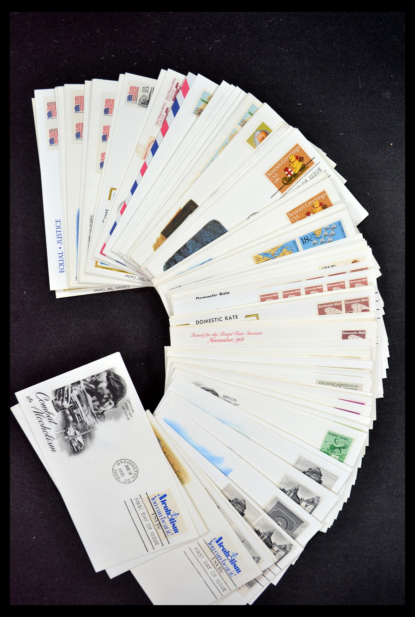 34972 142 - Postzegelverzameling 34972 USA brieven 1870-1990.