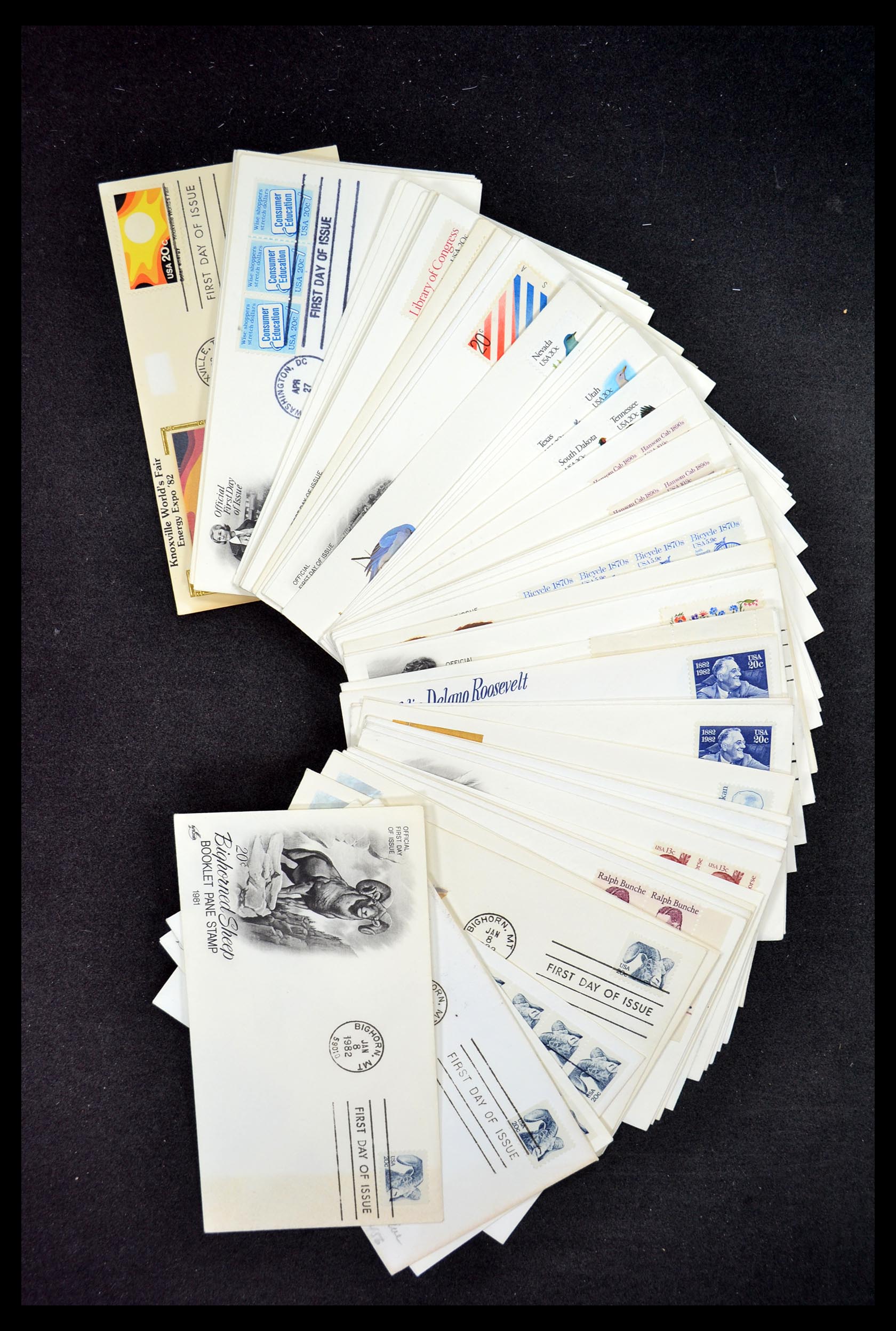 34972 143 - Postzegelverzameling 34972 USA brieven 1870-1990.