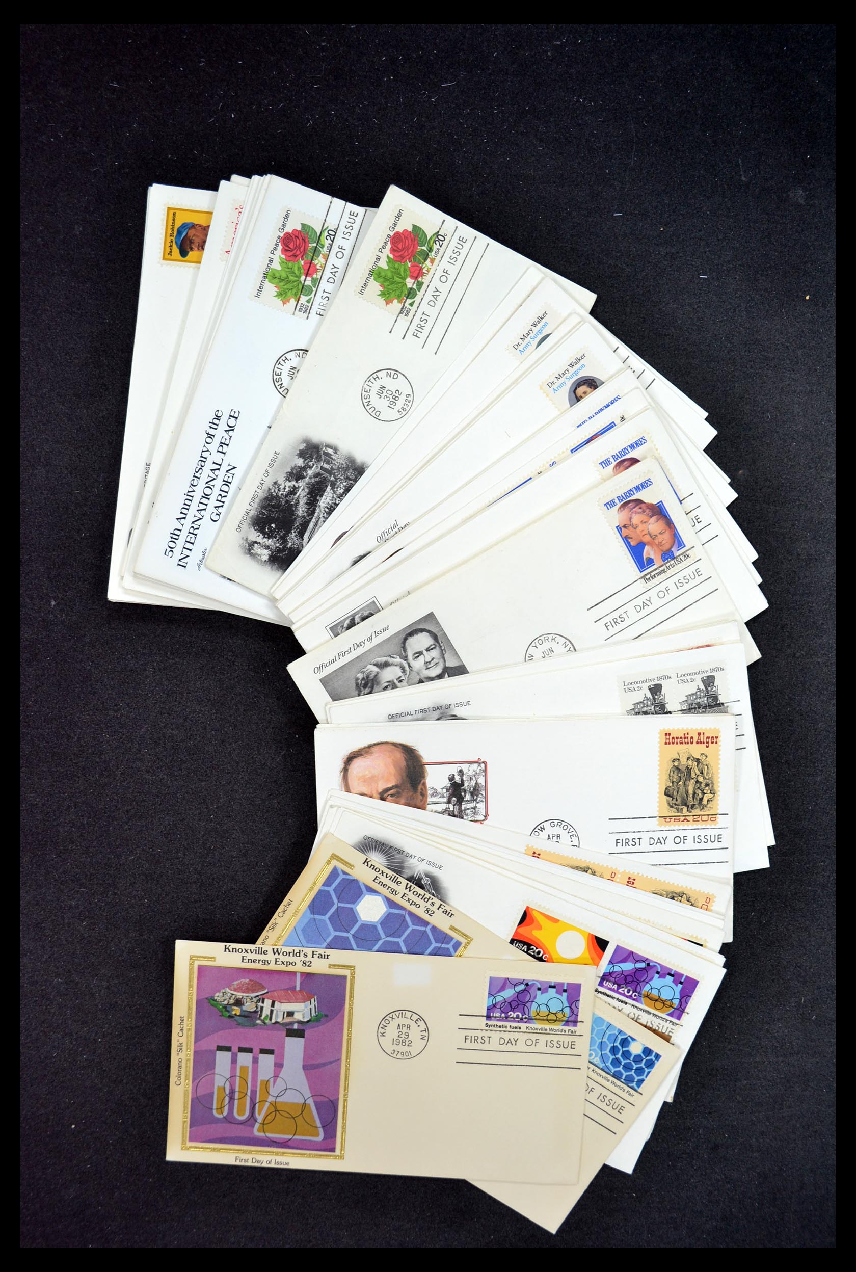 34972 144 - Postzegelverzameling 34972 USA brieven 1870-1990.