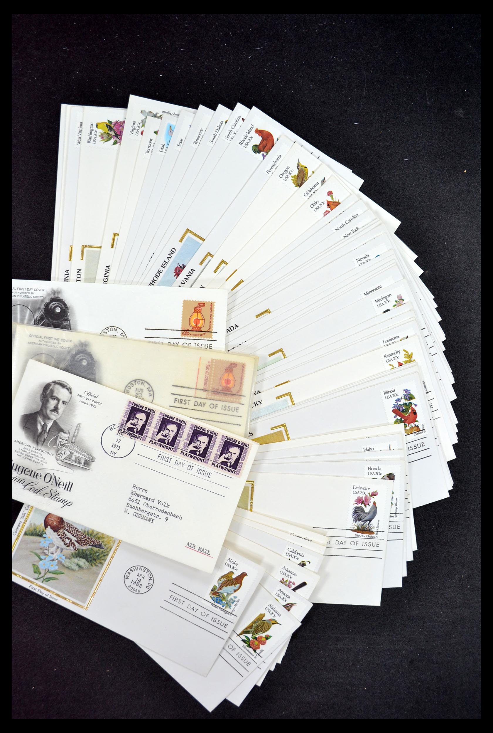 34972 146 - Postzegelverzameling 34972 USA brieven 1870-1990.