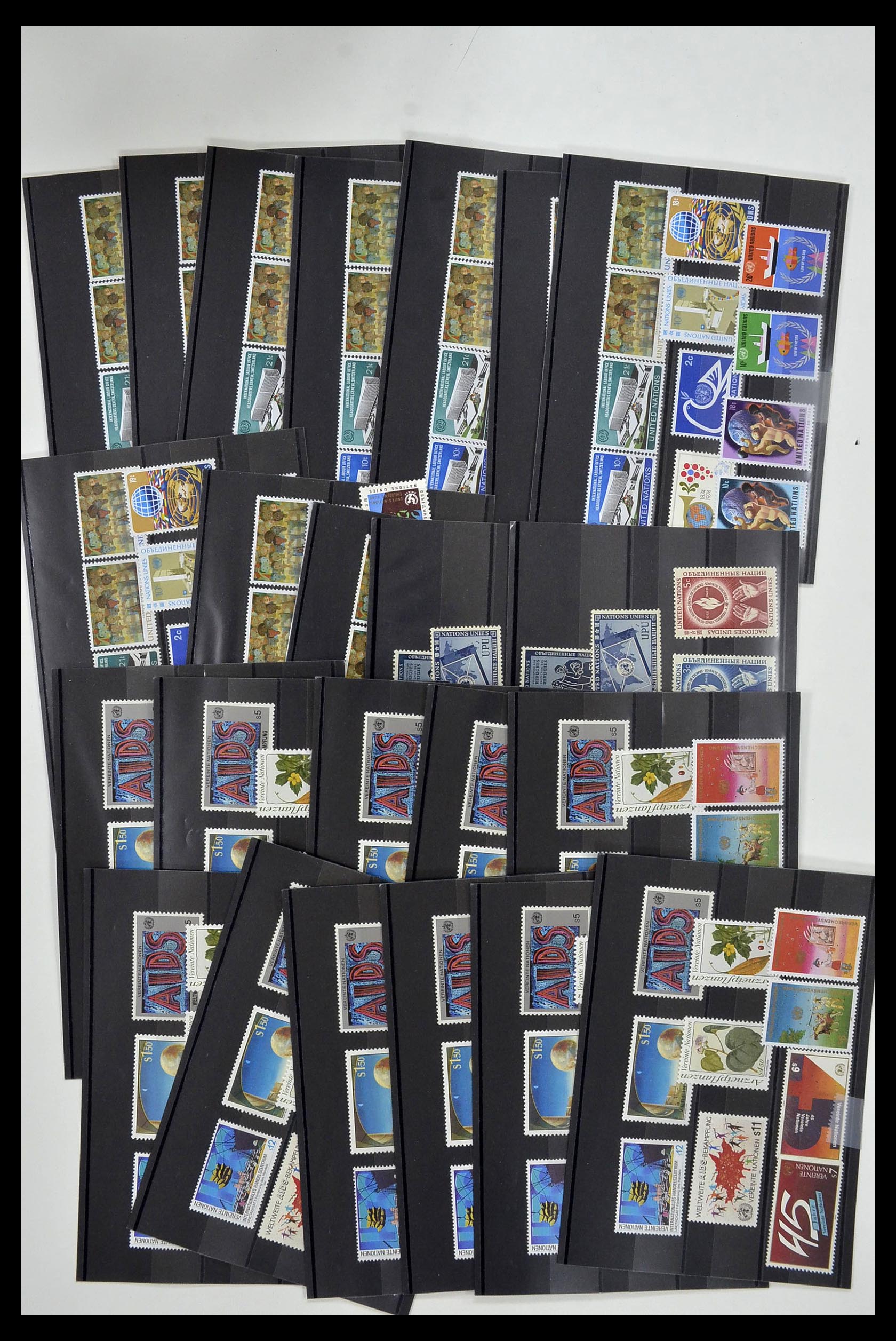 34973 004 - Postzegelverzameling 34973 Verenigde Naties 1951-2000.