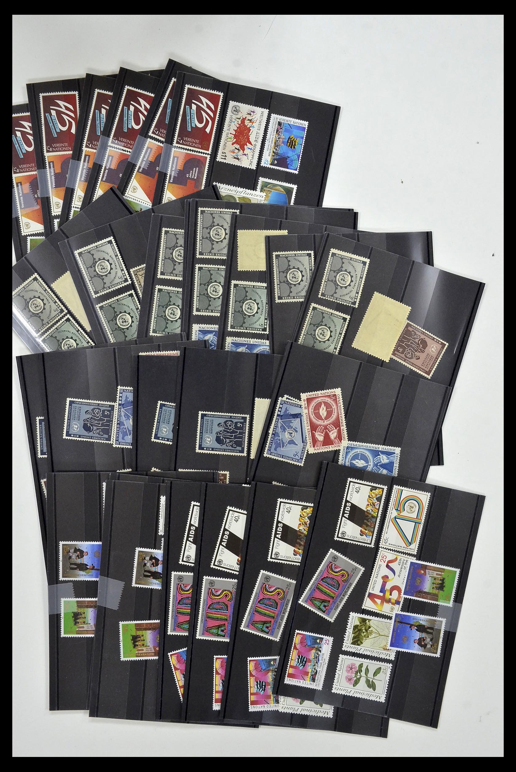 34973 005 - Postzegelverzameling 34973 Verenigde Naties 1951-2000.
