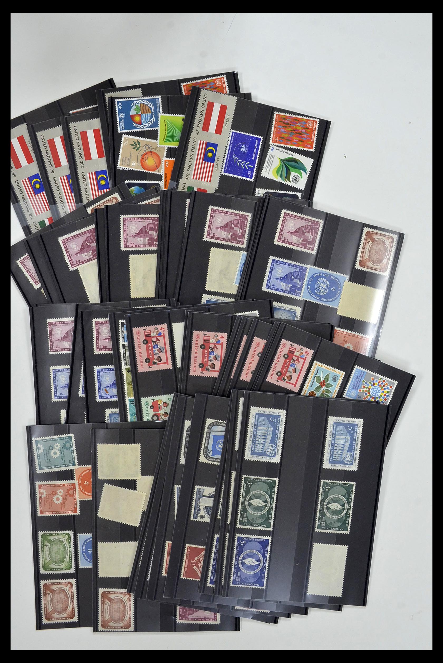 34973 009 - Postzegelverzameling 34973 Verenigde Naties 1951-2000.