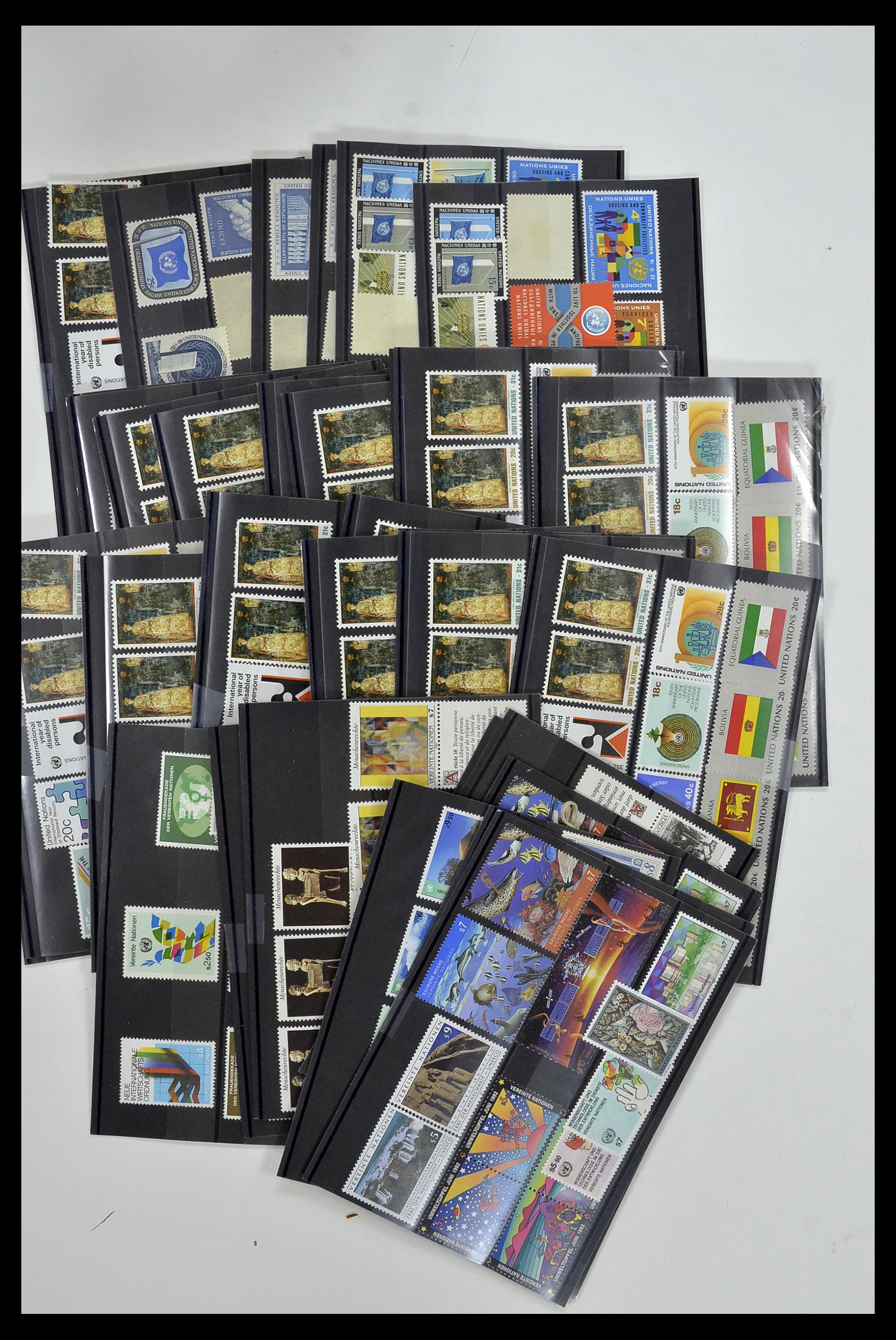 34973 010 - Postzegelverzameling 34973 Verenigde Naties 1951-2000.