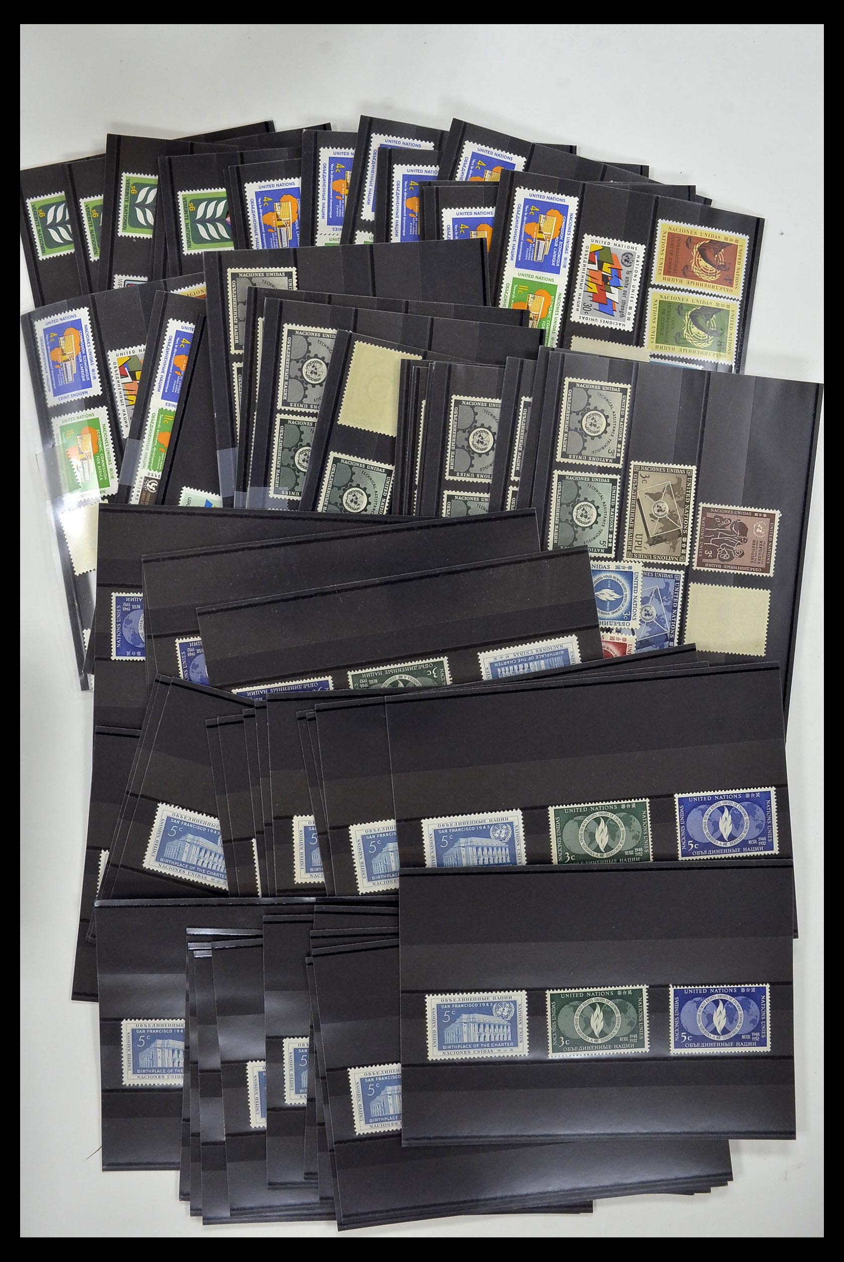 34973 028 - Postzegelverzameling 34973 Verenigde Naties 1951-2000.