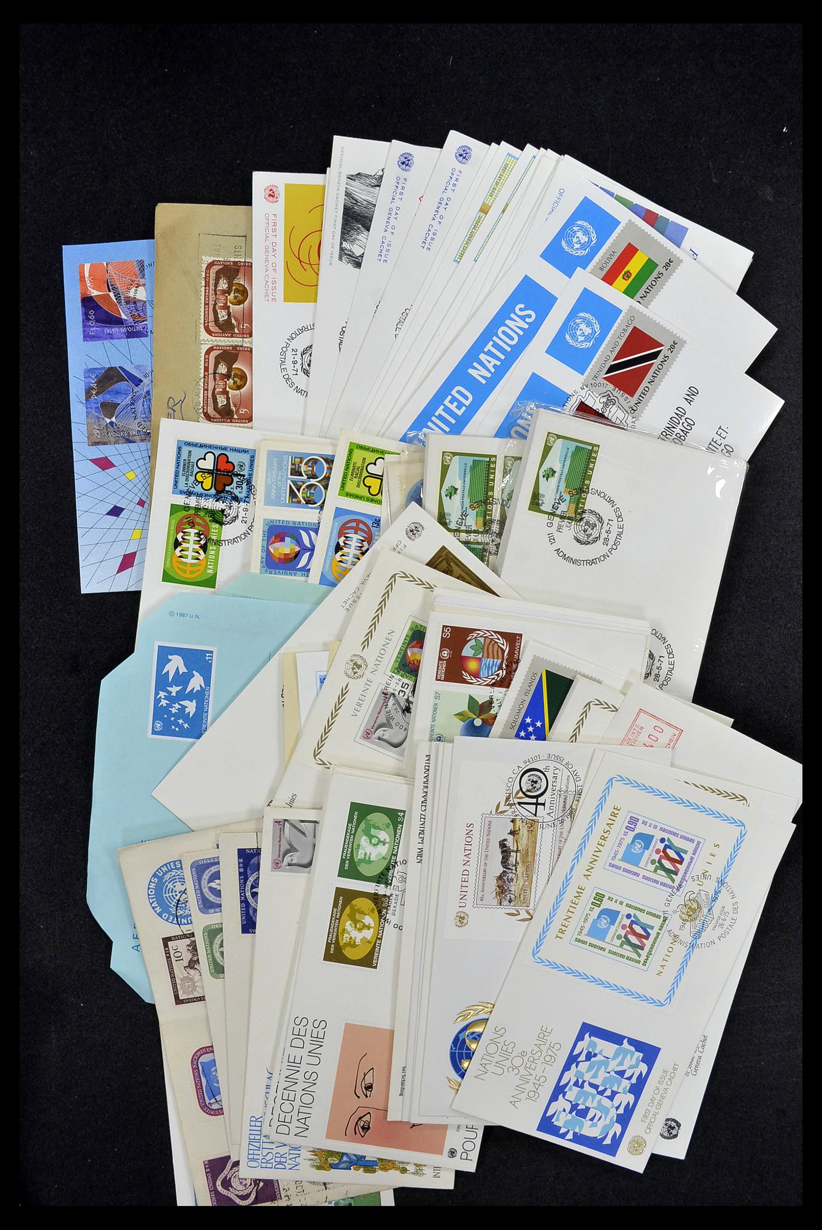 34973 054 - Postzegelverzameling 34973 Verenigde Naties 1951-2000.