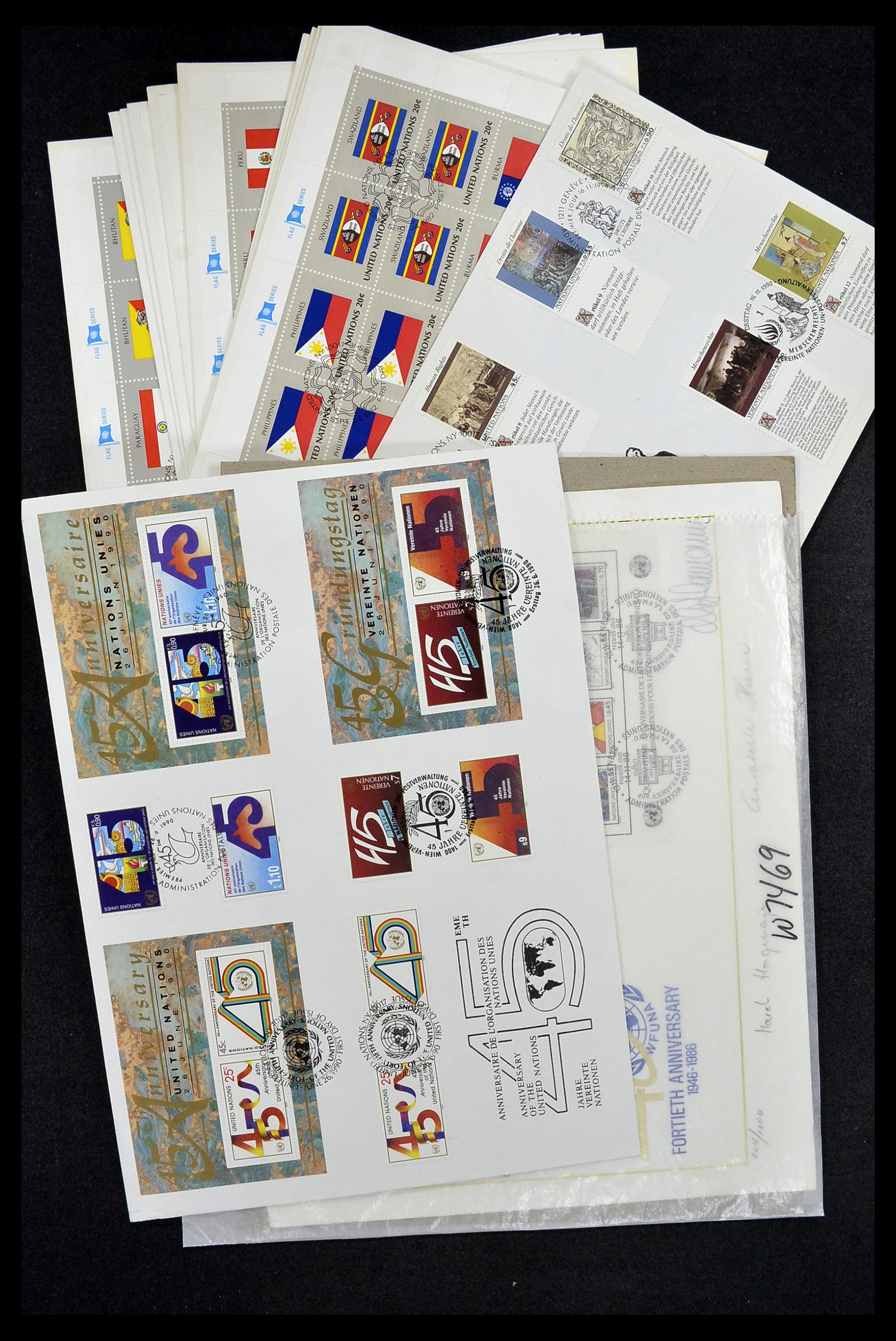 34973 078 - Postzegelverzameling 34973 Verenigde Naties 1951-2000.