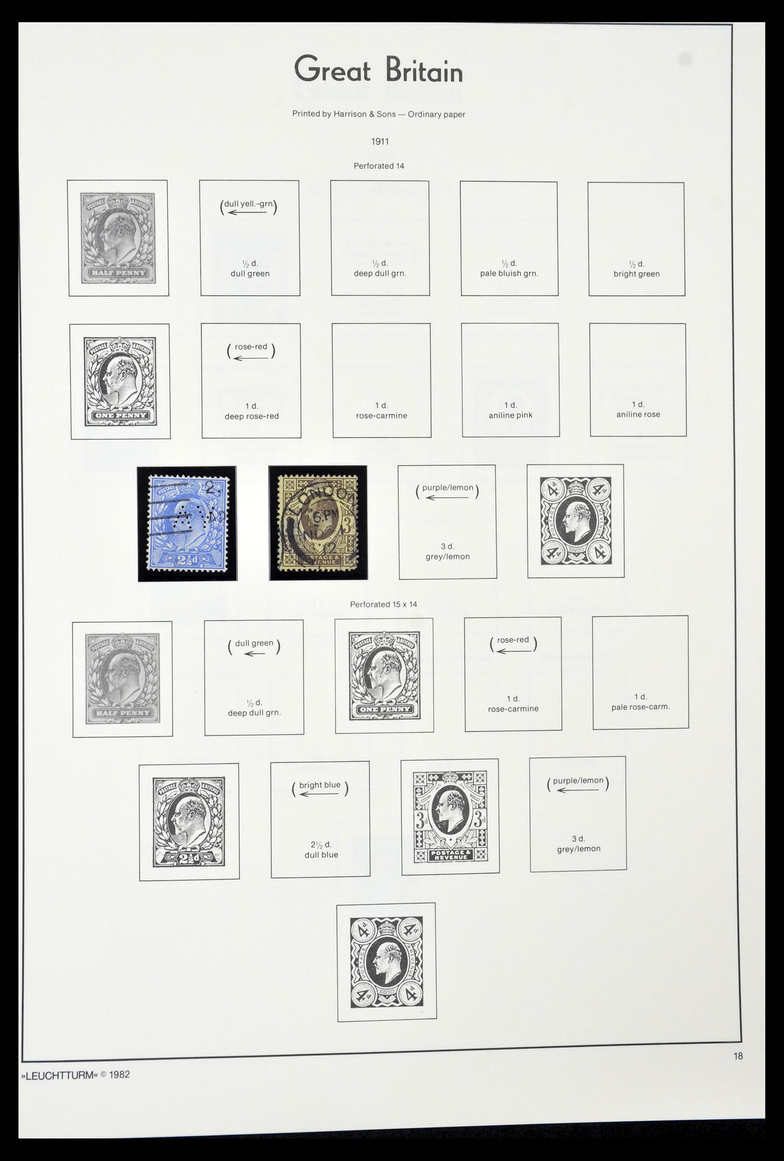 34974 020 - Postzegelverzameling 34974 Engelse koloniën 1859-1989.