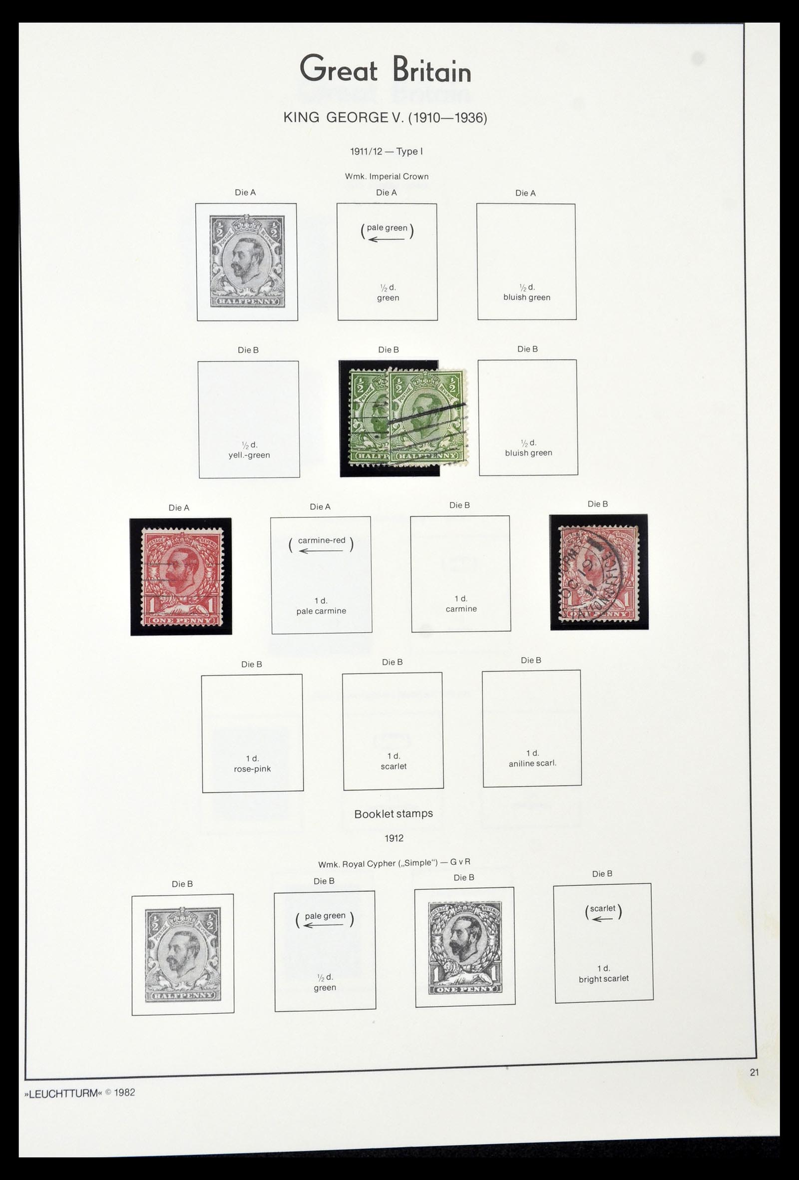 34974 021 - Postzegelverzameling 34974 Engelse koloniën 1859-1989.