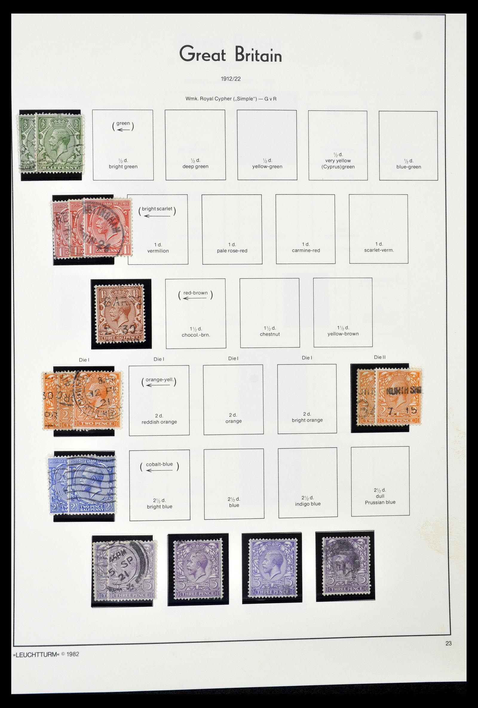 34974 023 - Postzegelverzameling 34974 Engelse koloniën 1859-1989.