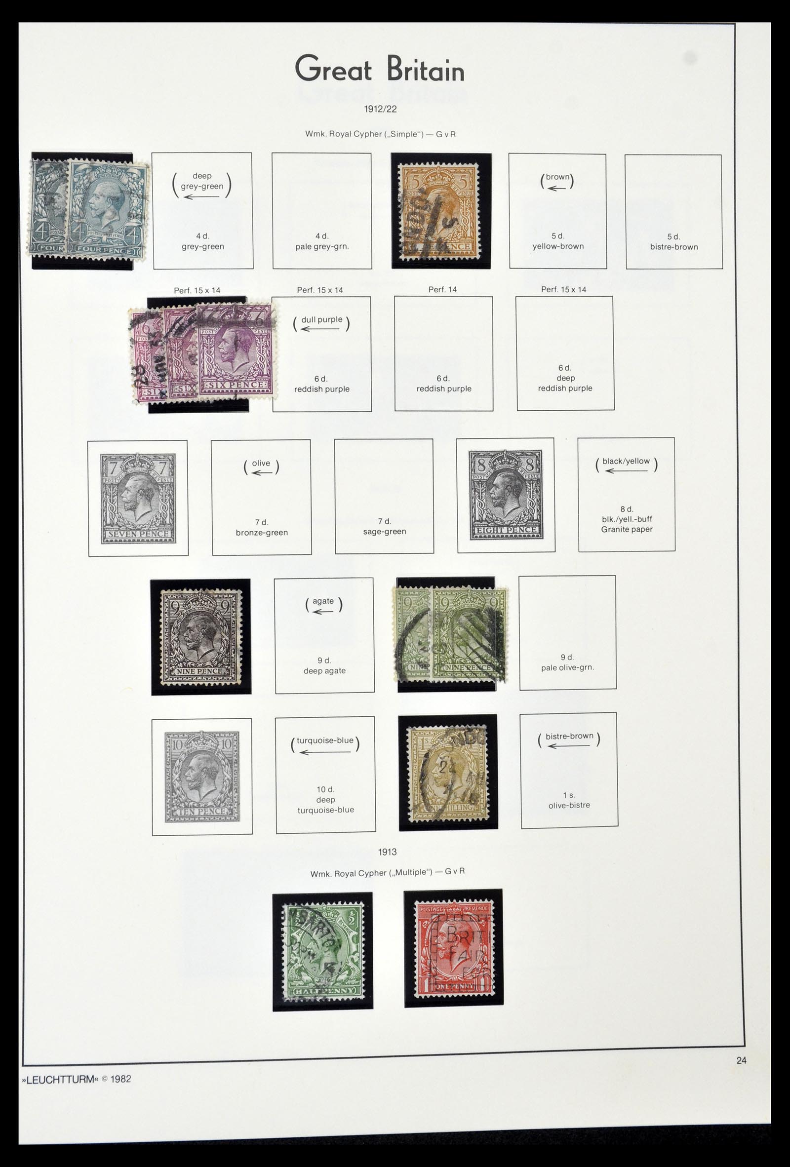 34974 024 - Postzegelverzameling 34974 Engelse koloniën 1859-1989.