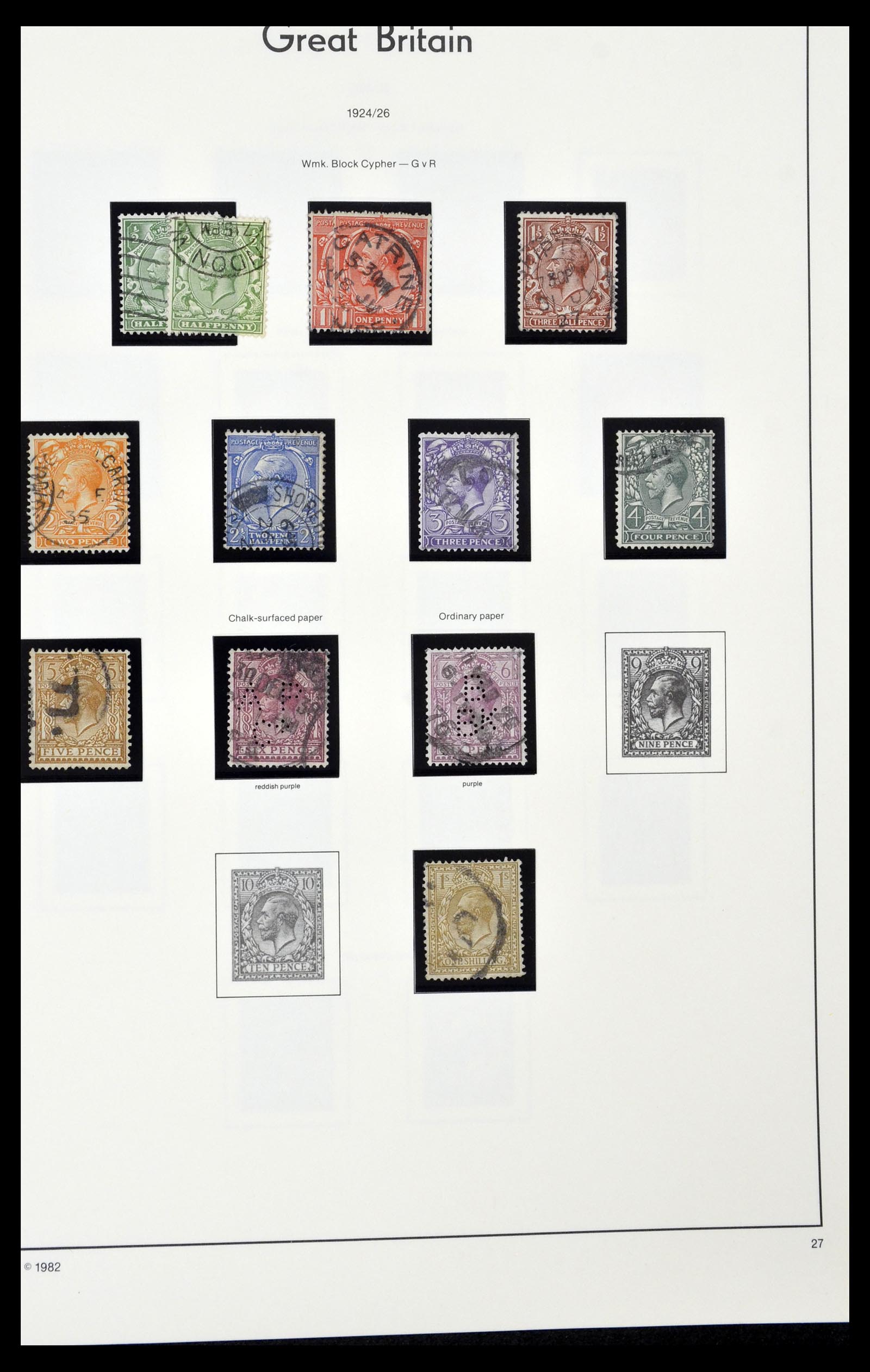 34974 027 - Postzegelverzameling 34974 Engelse koloniën 1859-1989.