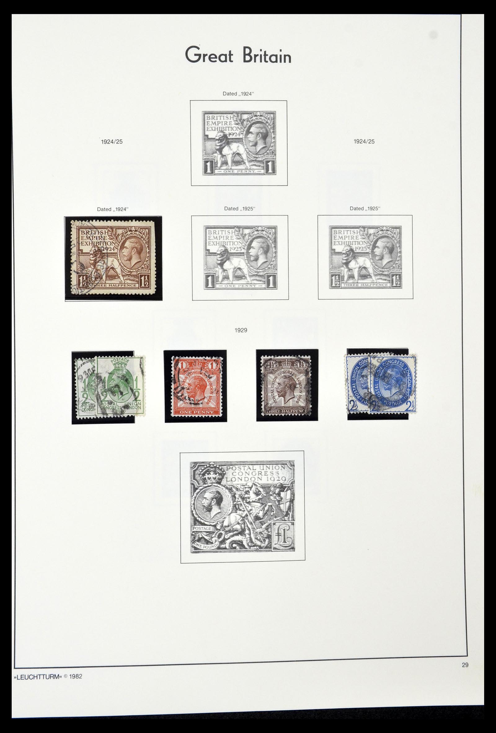 34974 029 - Postzegelverzameling 34974 Engelse koloniën 1859-1989.