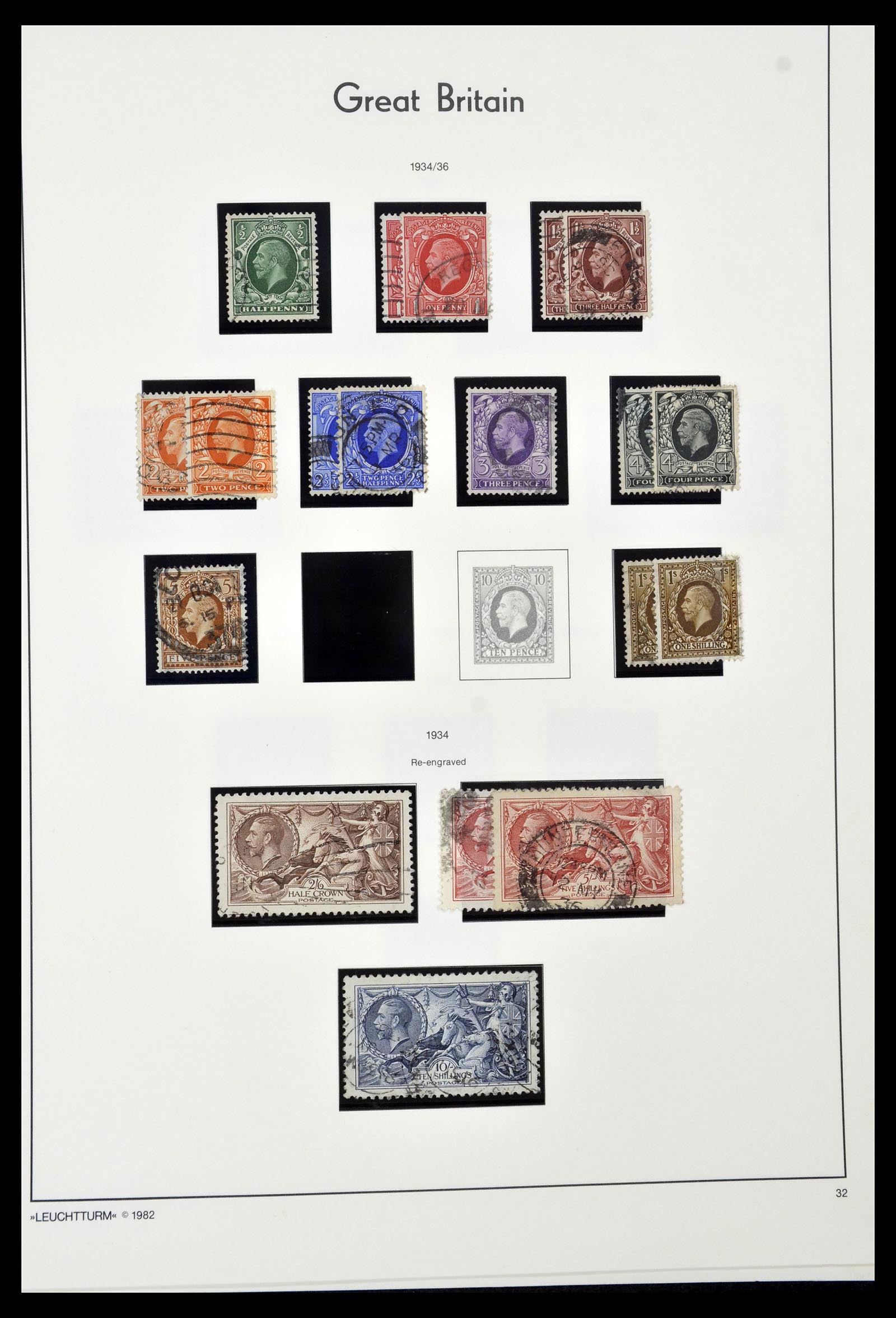 34974 031 - Postzegelverzameling 34974 Engelse koloniën 1859-1989.