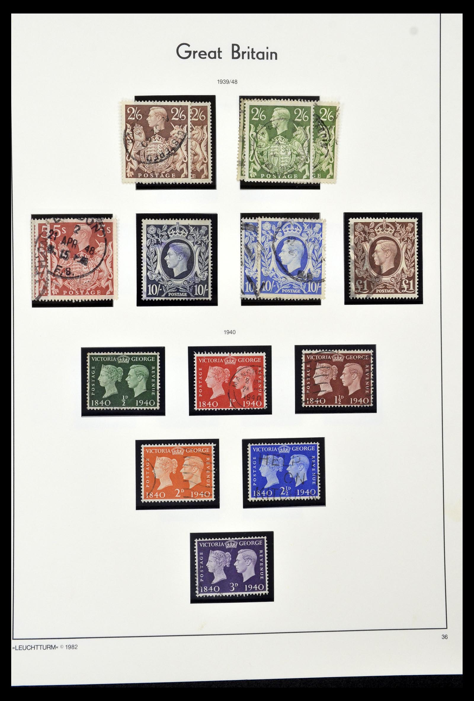 34974 035 - Postzegelverzameling 34974 Engelse koloniën 1859-1989.