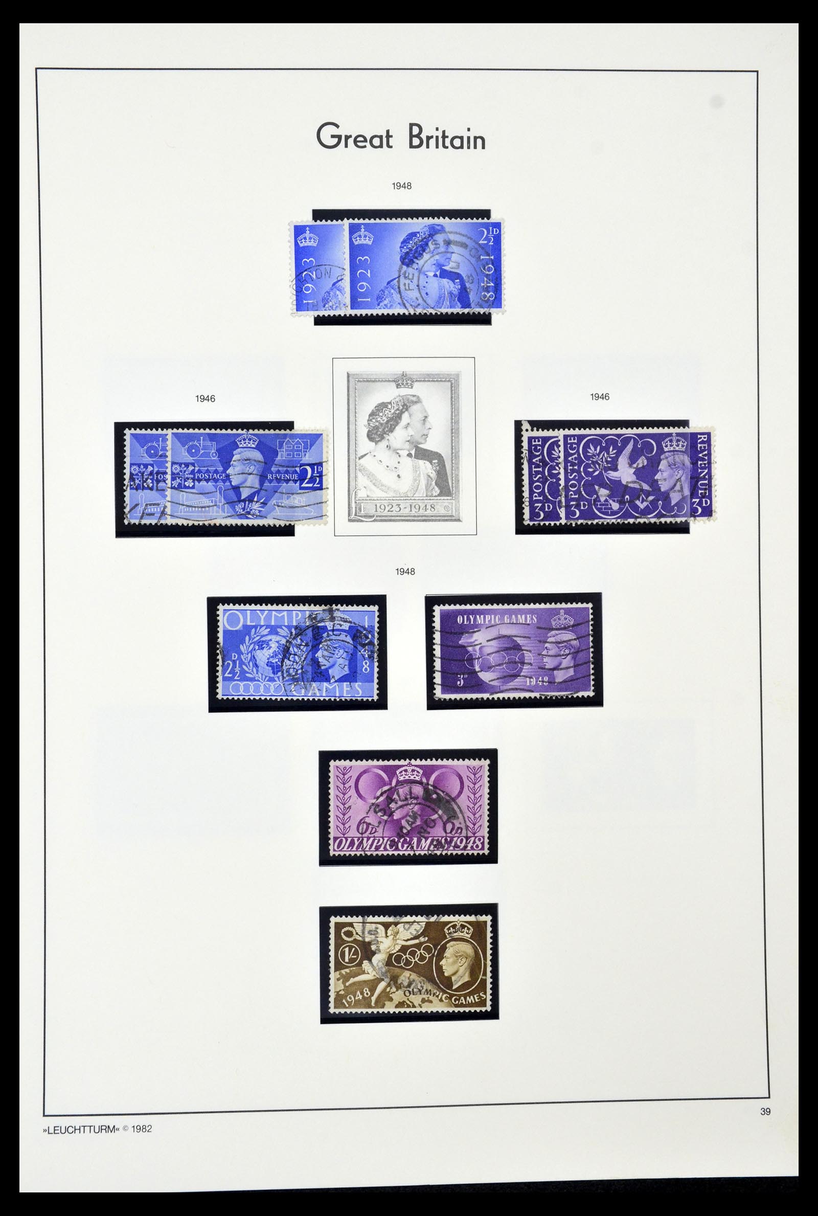 34974 038 - Postzegelverzameling 34974 Engelse koloniën 1859-1989.
