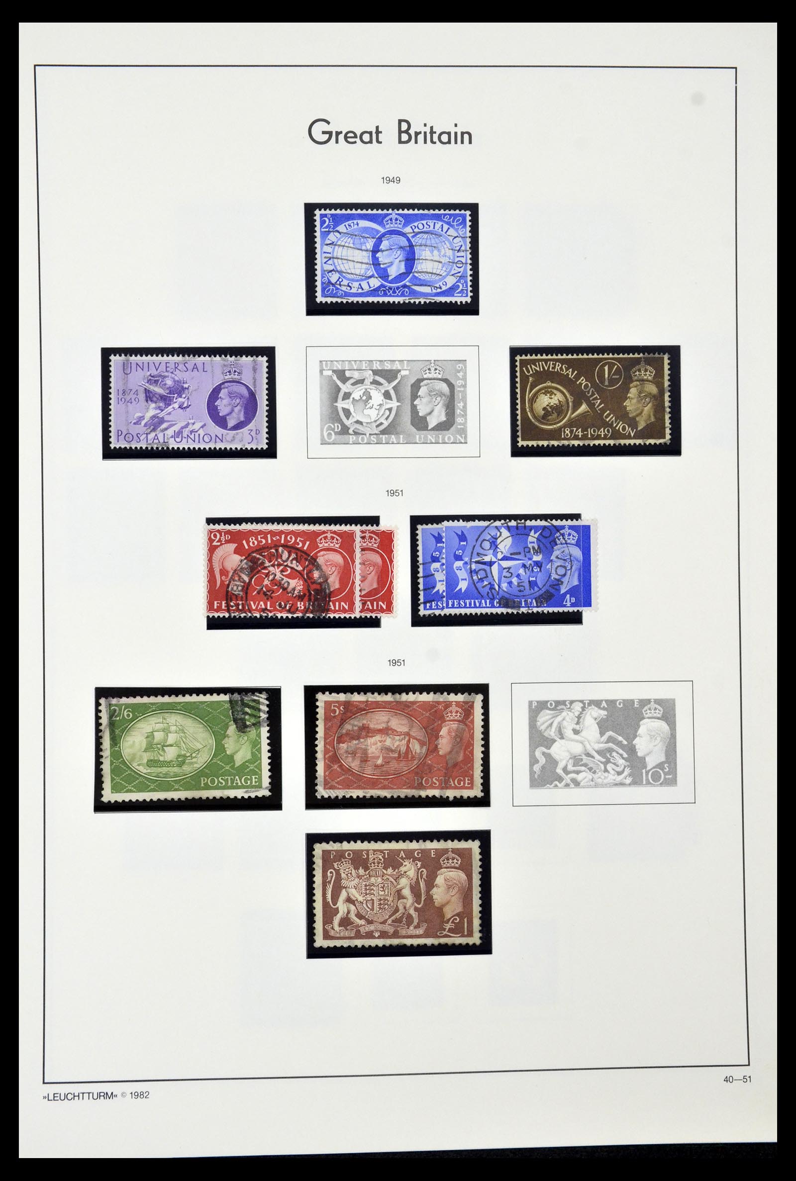 34974 039 - Postzegelverzameling 34974 Engelse koloniën 1859-1989.