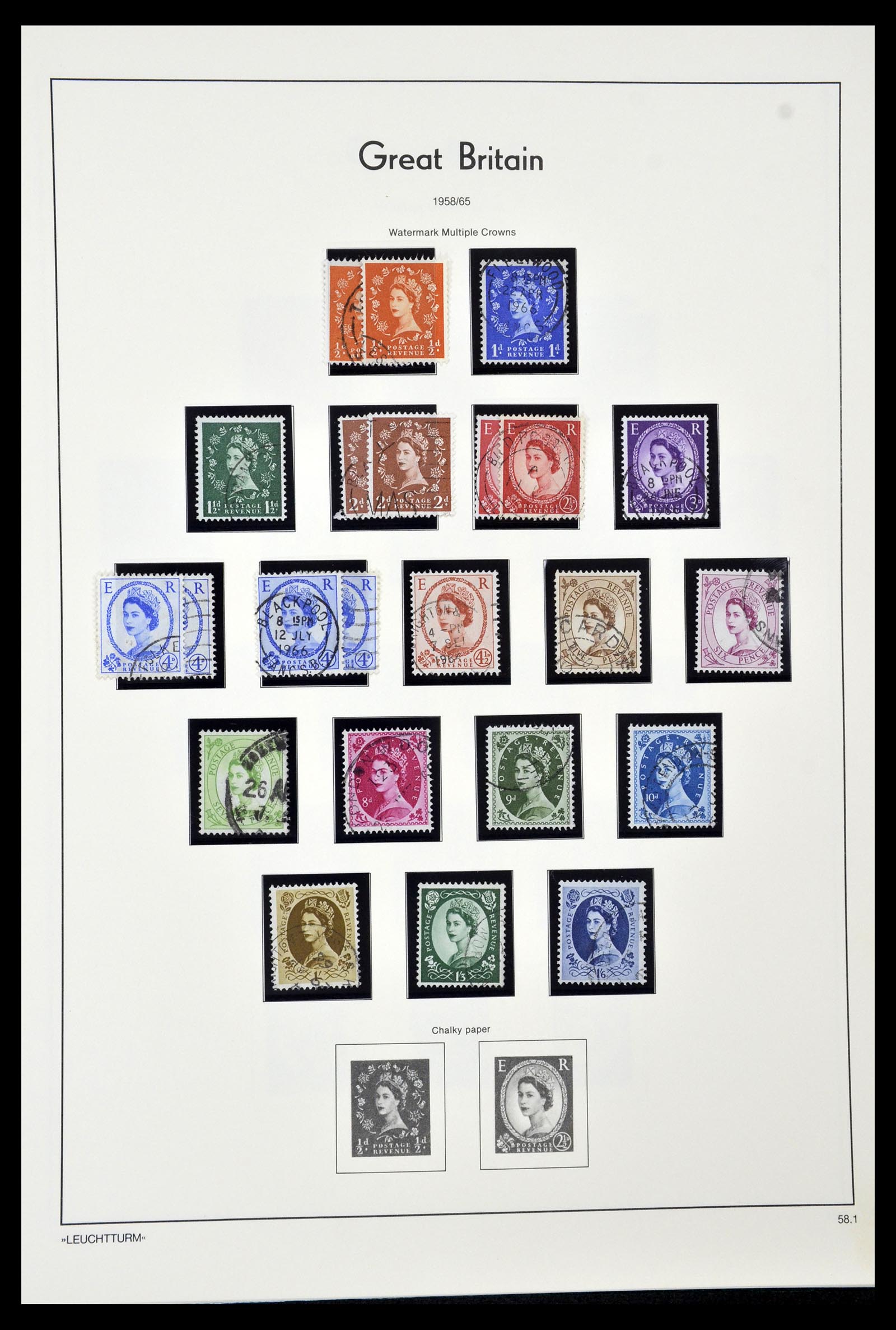 34974 045 - Postzegelverzameling 34974 Engelse koloniën 1859-1989.