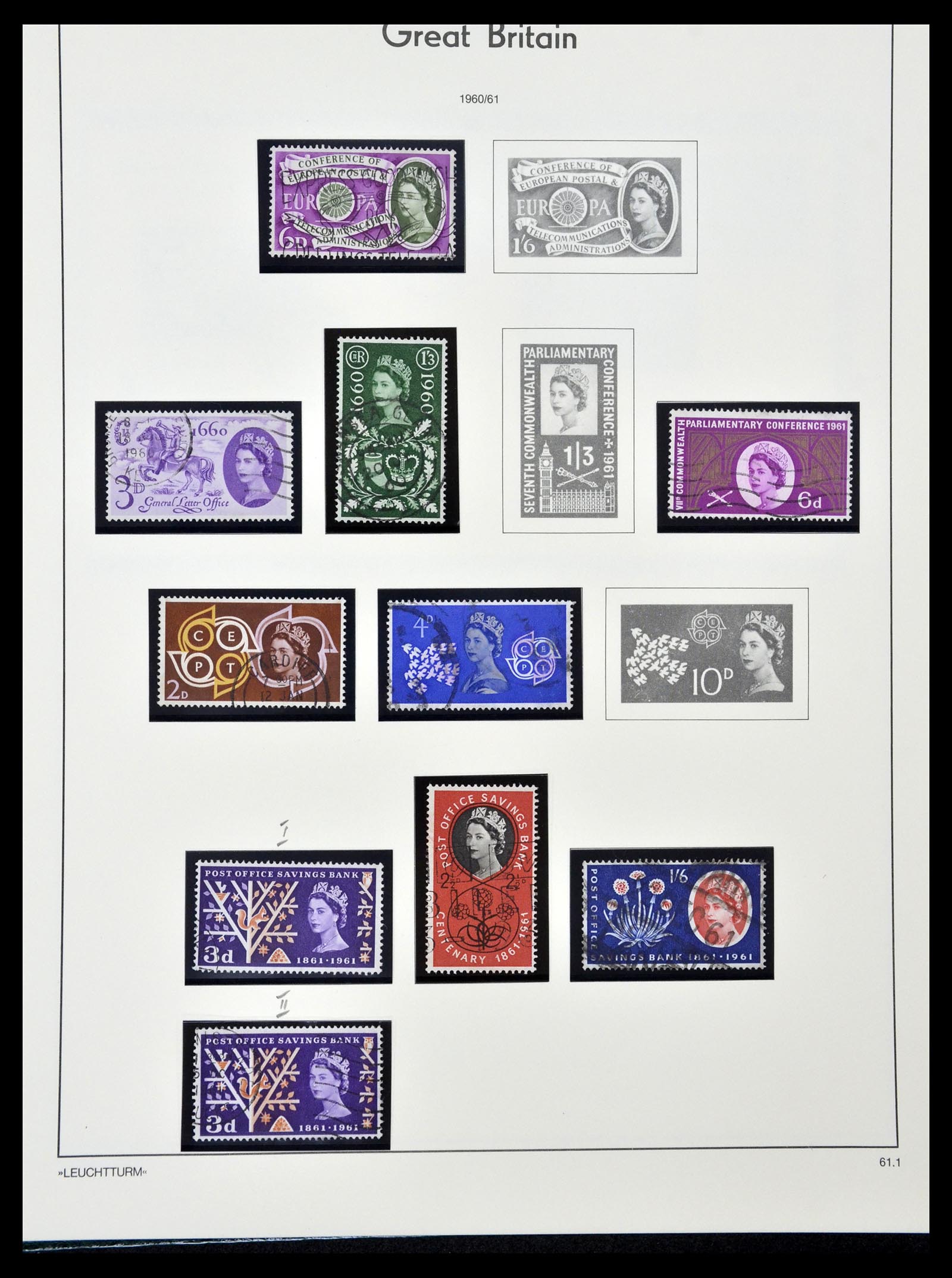 34974 051 - Postzegelverzameling 34974 Engelse koloniën 1859-1989.
