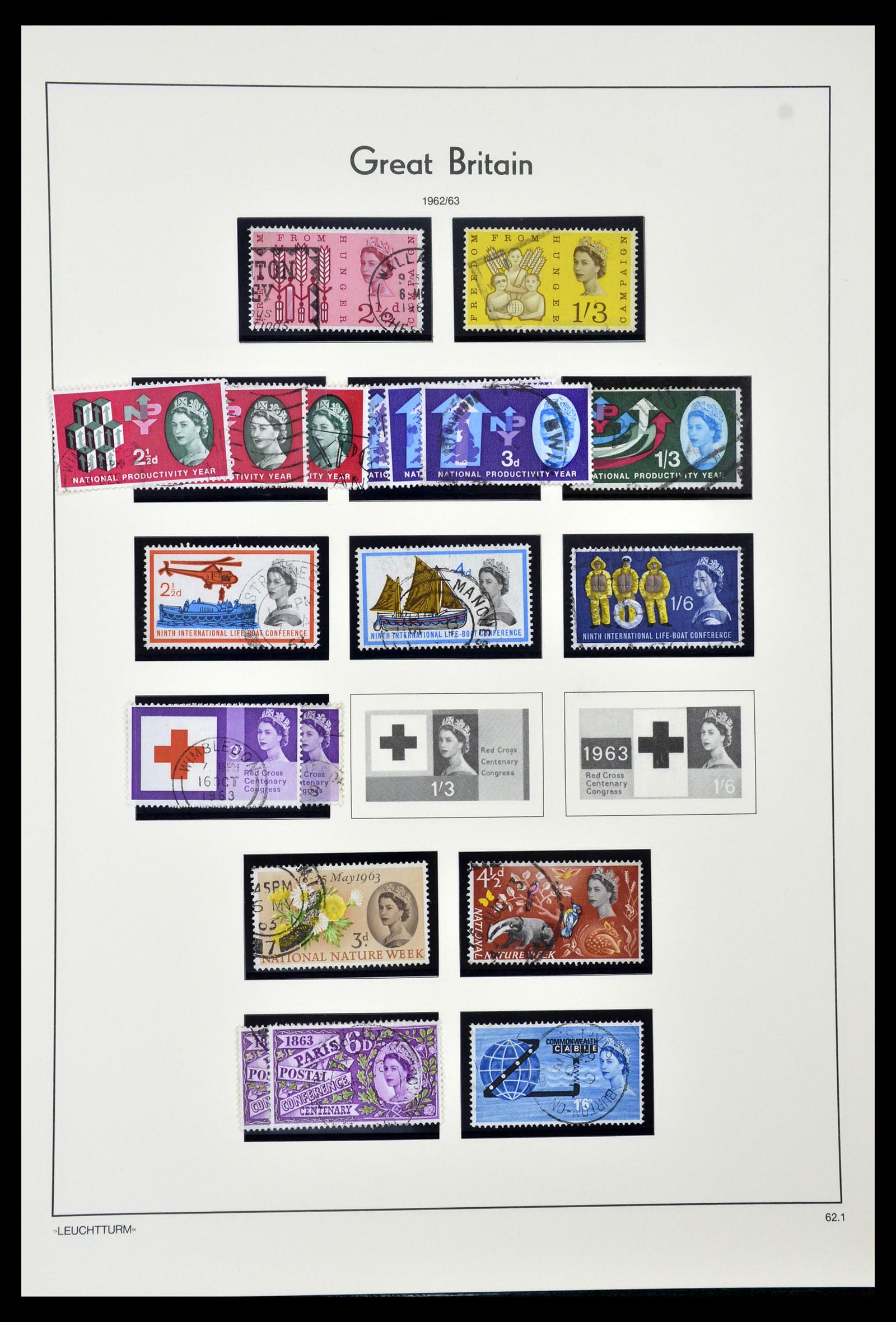 34974 053 - Postzegelverzameling 34974 Engelse koloniën 1859-1989.