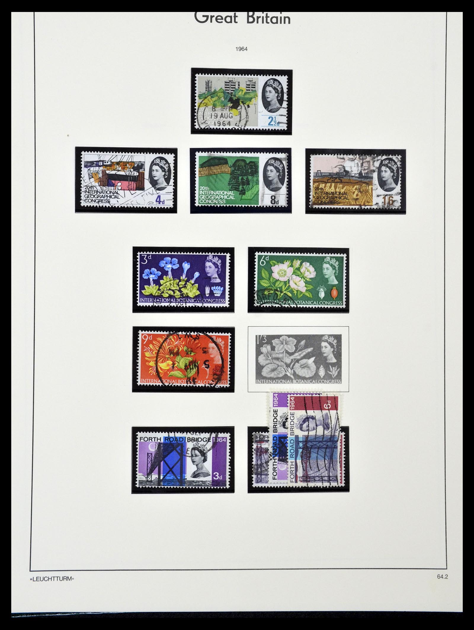 34974 055 - Postzegelverzameling 34974 Engelse koloniën 1859-1989.