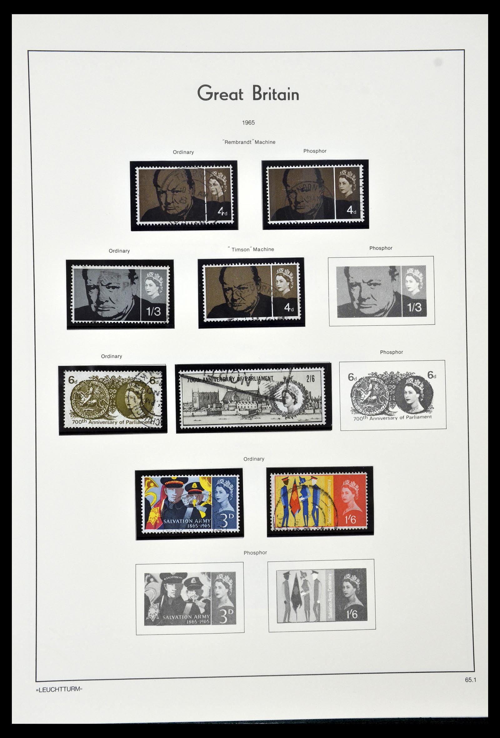 34974 056 - Postzegelverzameling 34974 Engelse koloniën 1859-1989.