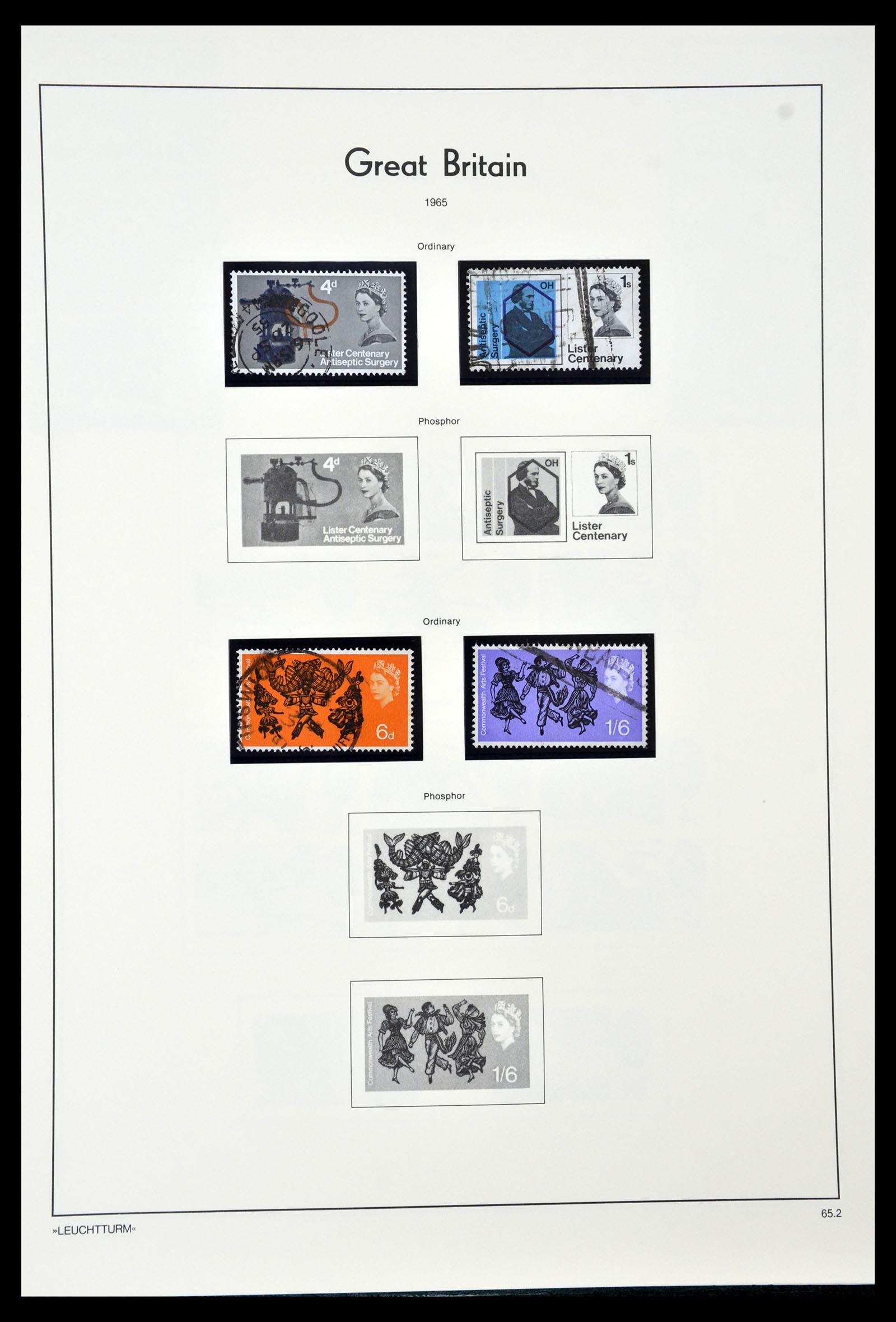34974 057 - Postzegelverzameling 34974 Engelse koloniën 1859-1989.