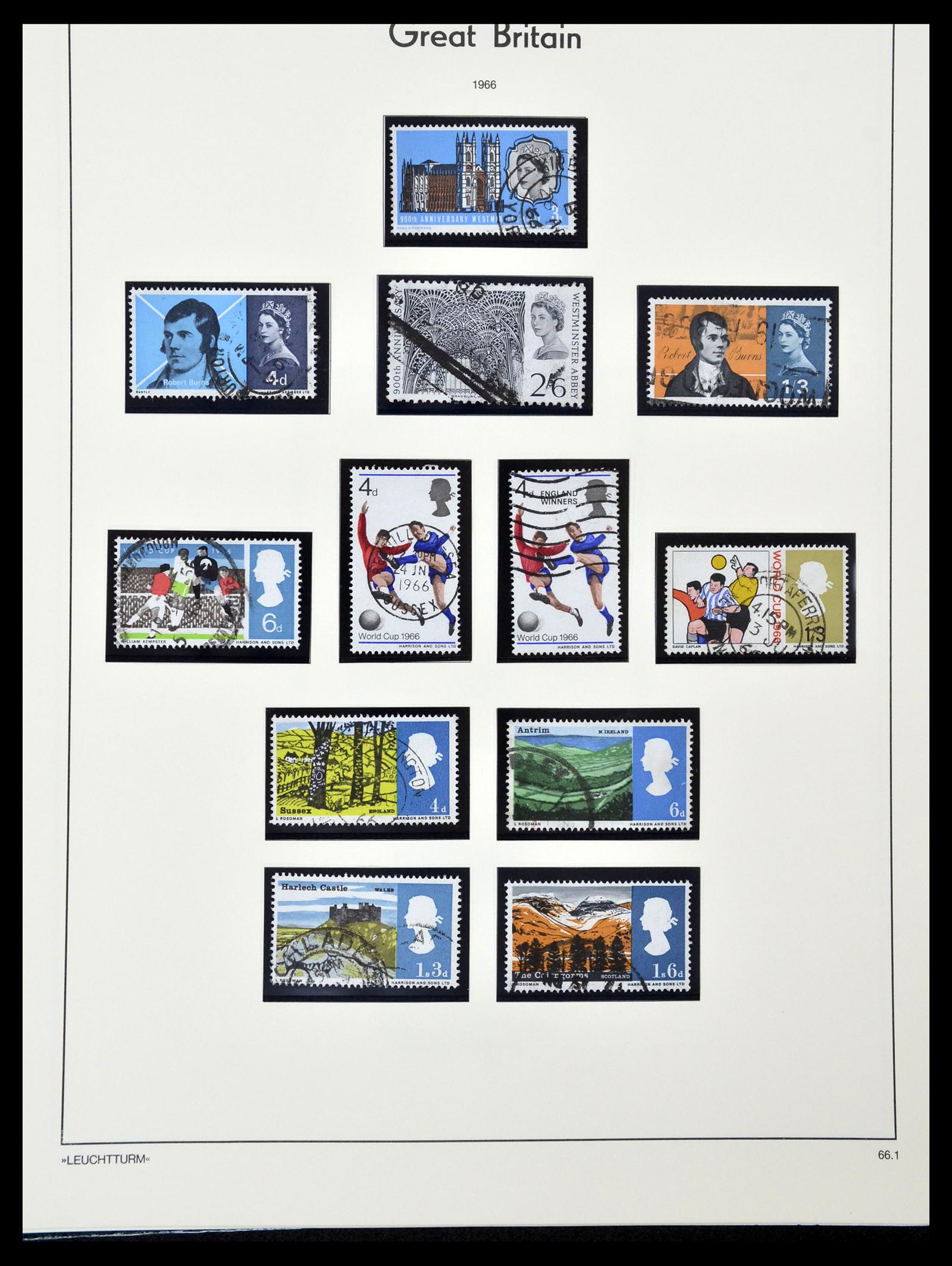 34974 060 - Postzegelverzameling 34974 Engelse koloniën 1859-1989.