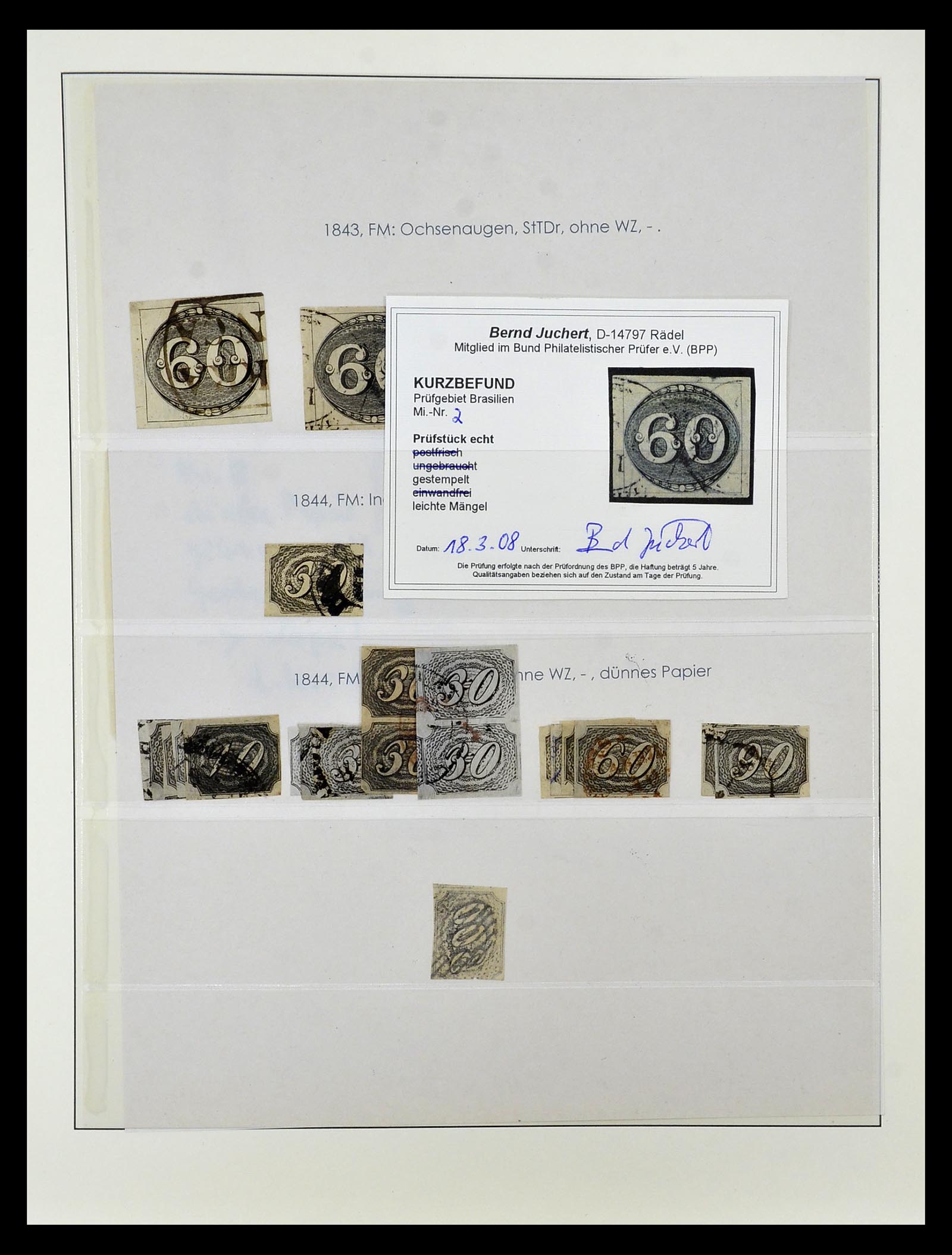 34975 001 - Postzegelverzameling 34975 Brazilië 1843-2015.