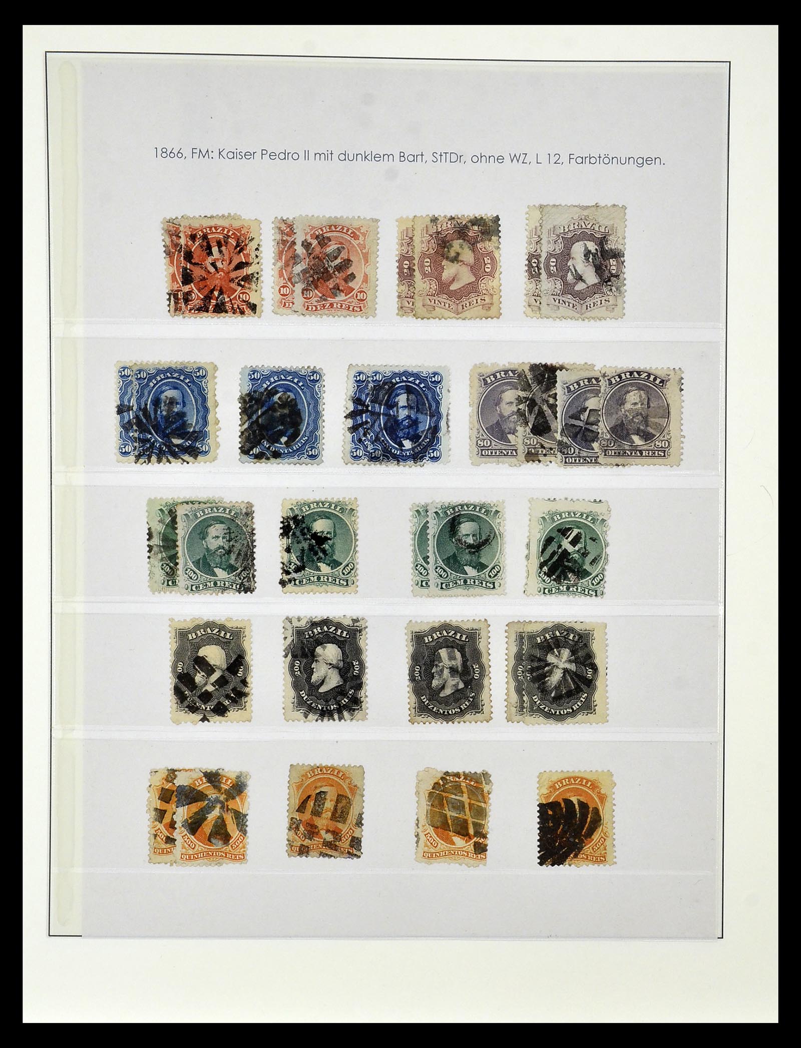 34975 004 - Postzegelverzameling 34975 Brazilië 1843-2015.