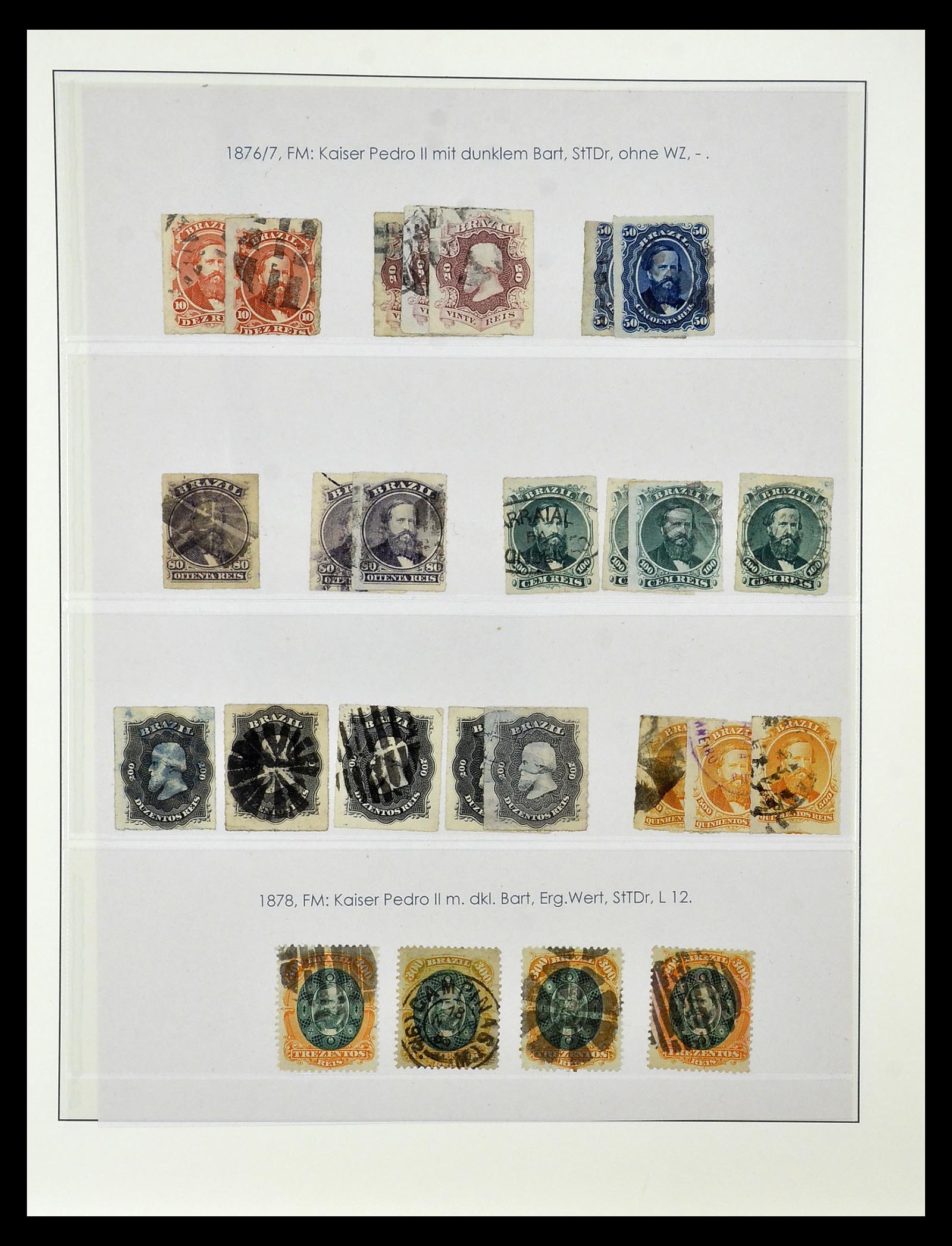 34975 005 - Postzegelverzameling 34975 Brazilië 1843-2015.