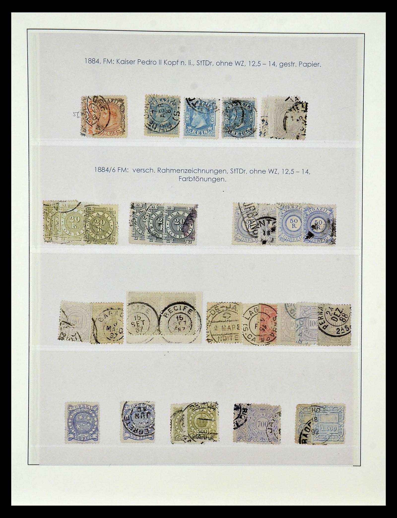 34975 008 - Postzegelverzameling 34975 Brazilië 1843-2015.